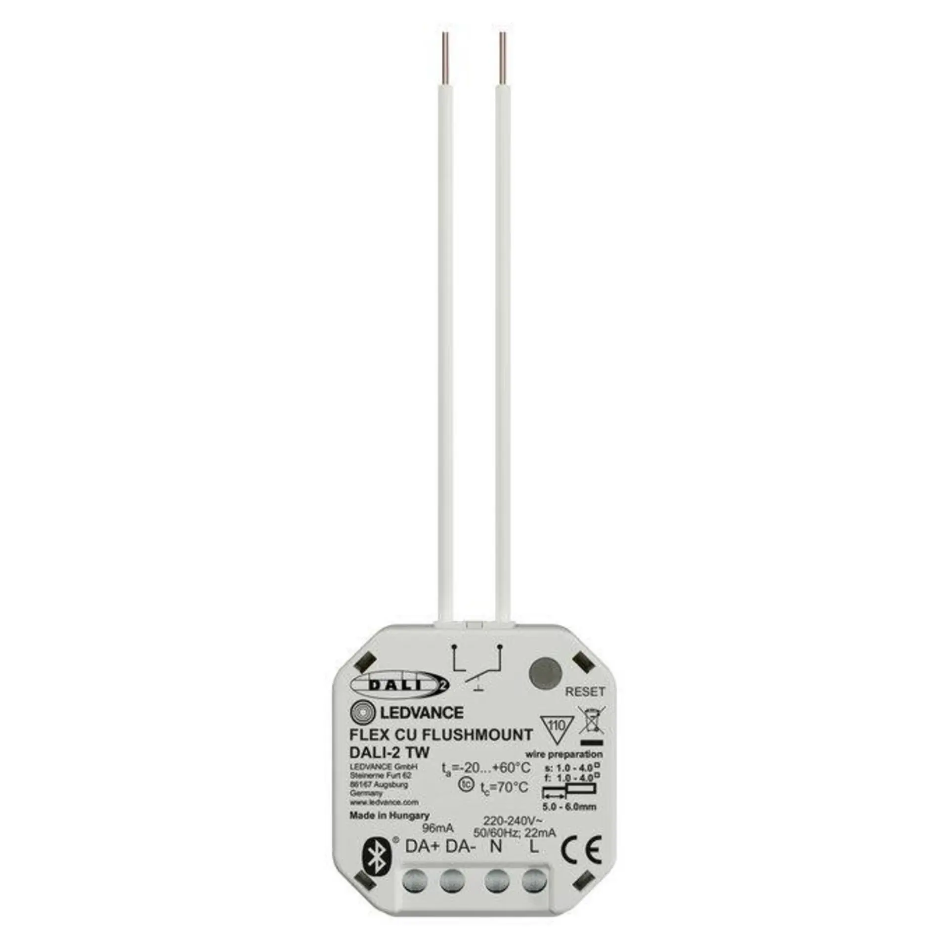 LEDVANCE řídicí jednotka DALI-2 FLEX Control Unit 3 W 220-240 V pro zapuštěnou montáž