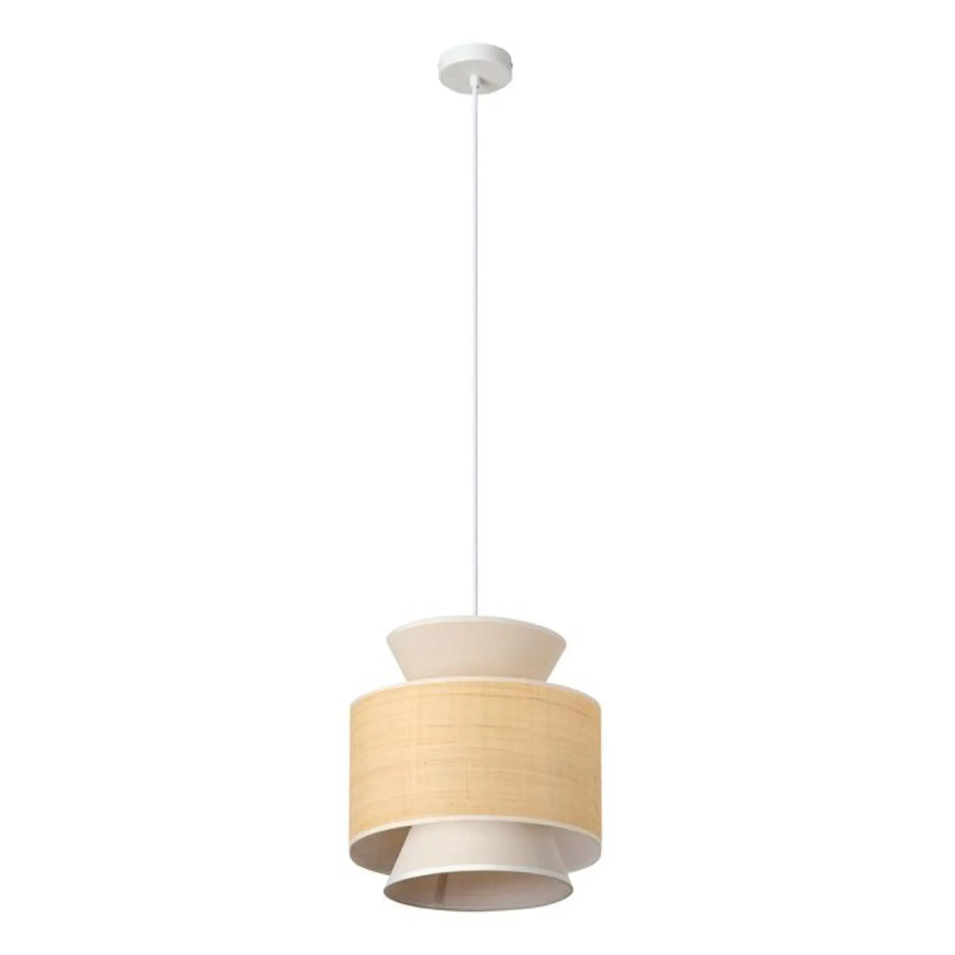LEDVANCE závěsné svítidlo Decor Wrap Cone E27 220-240 V béžové