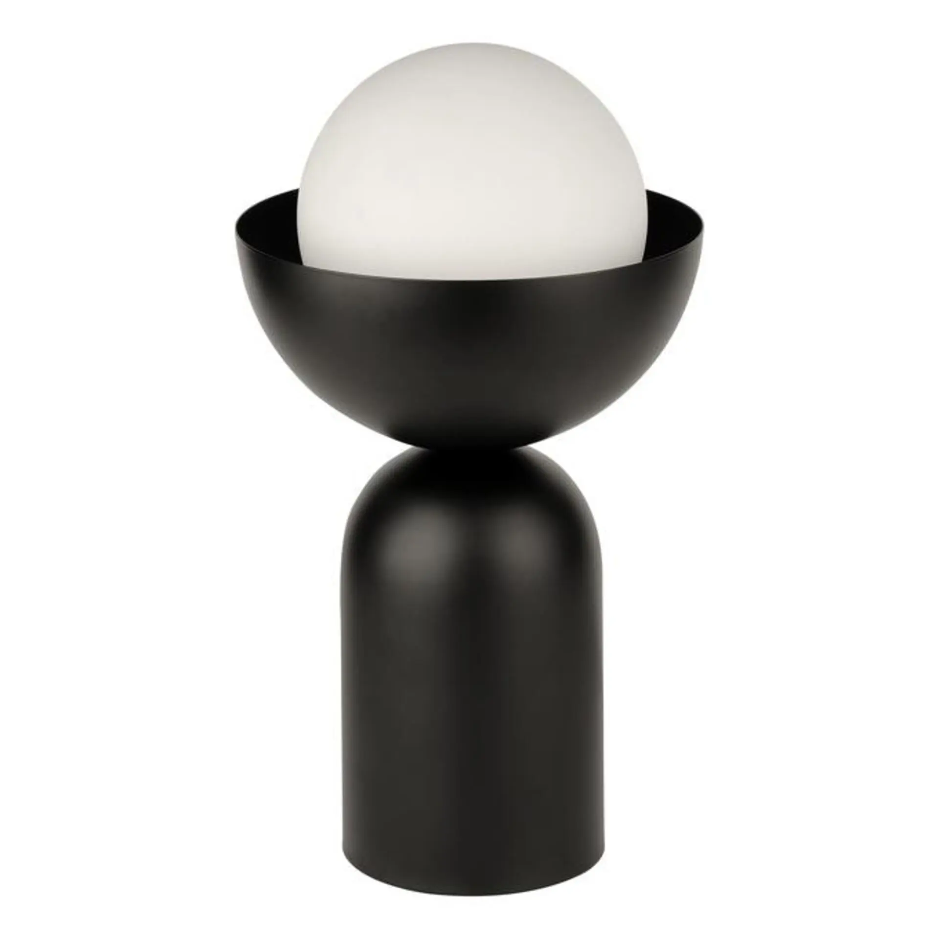 Stolní lampa Bowl, 1x E14, Černá