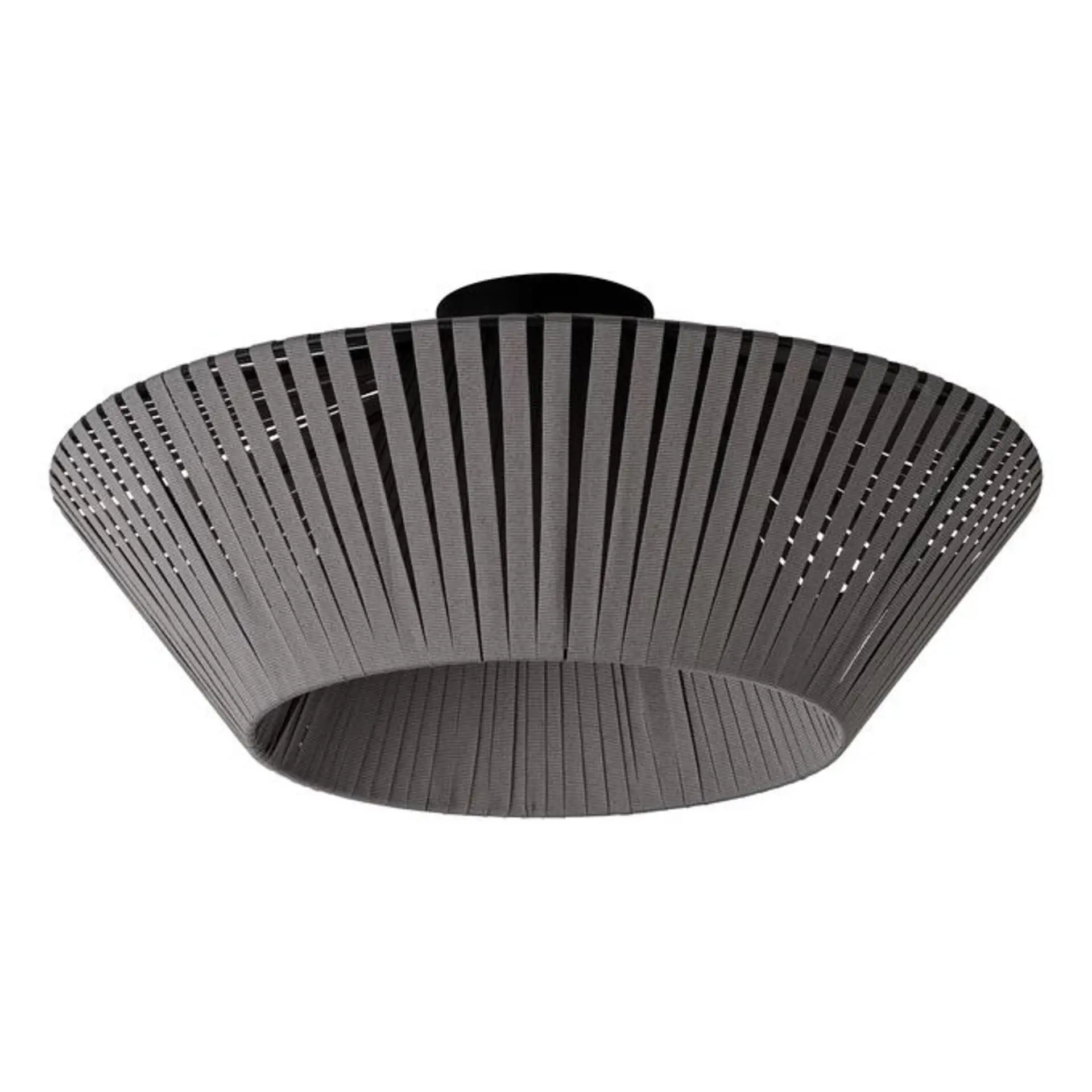 Stropní svítidlo Stripes, 1x E27, Tmavě šedé