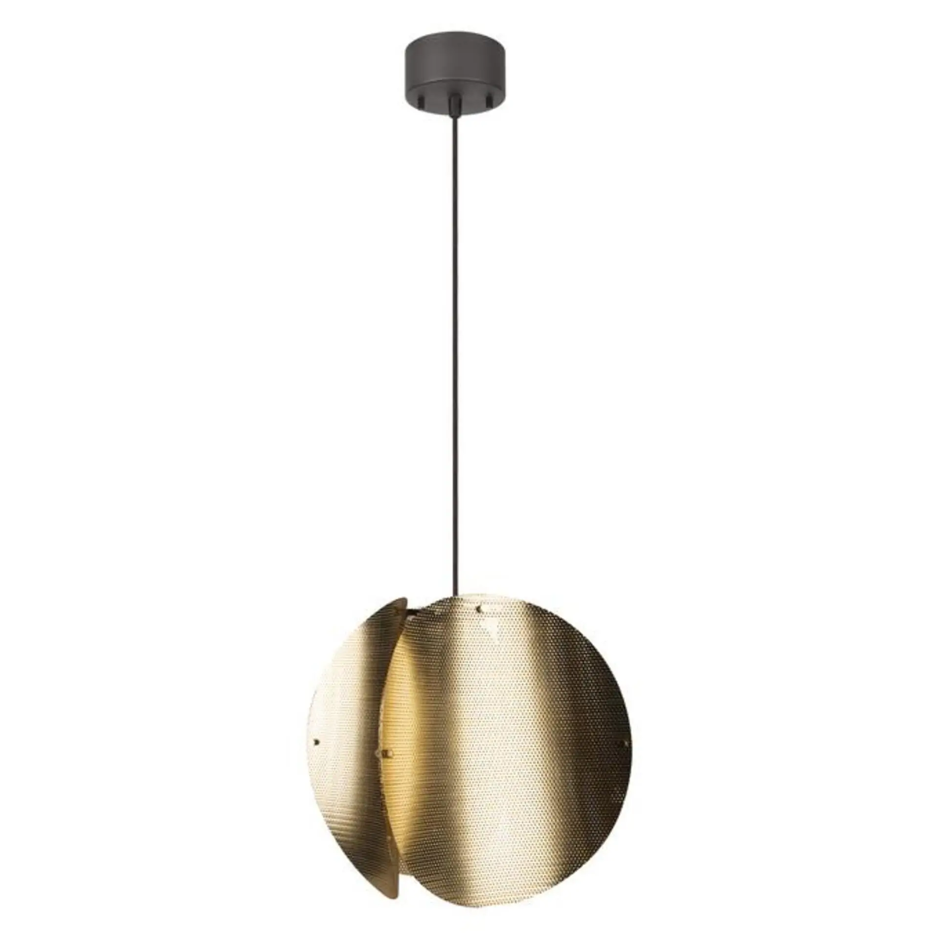 LEDVANCE závěsné svítidlo Decor Folded Globe E27 220-240 V zlaté