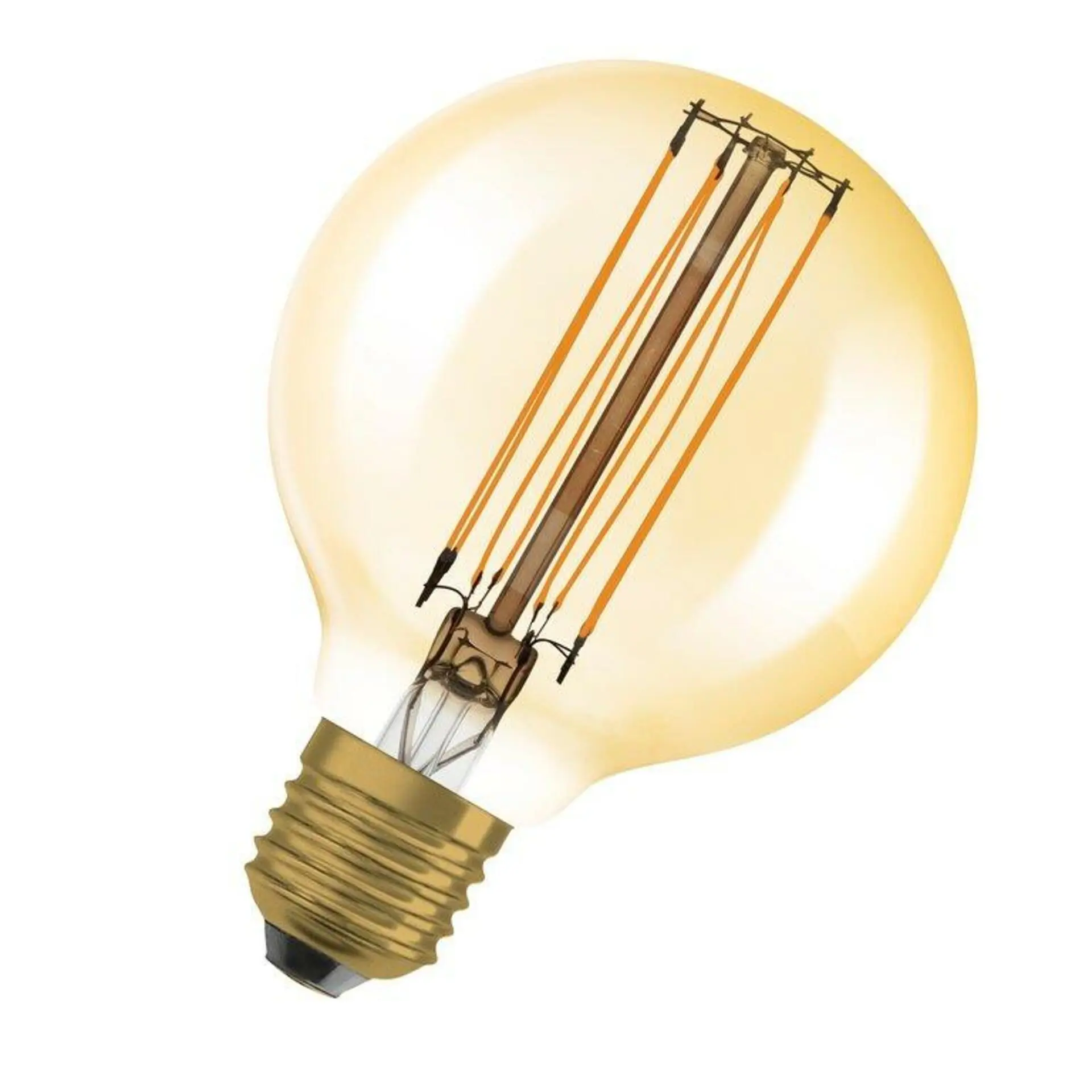 Kulová LED stmívatelná žárovka E27 8,8 W VINTAGE, teplá bílá