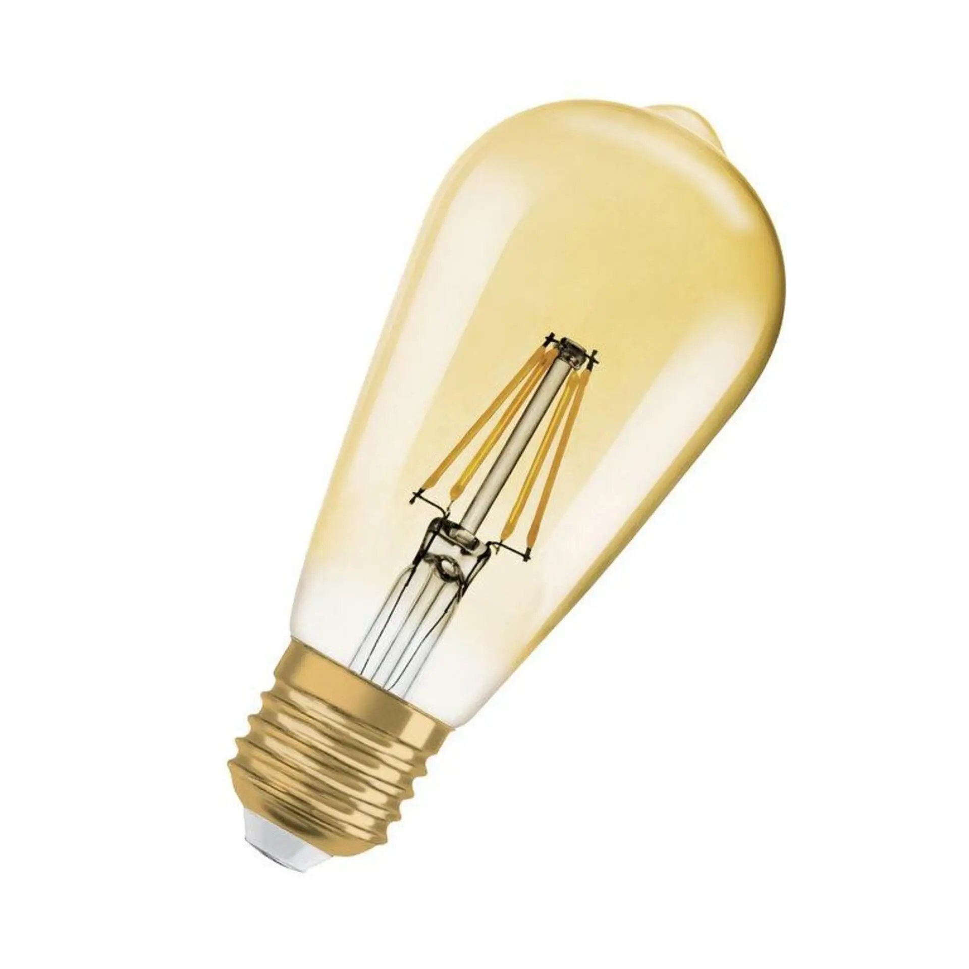 LEDVANCE Vintage 1906 Edison 35 Filament 4W 824 Gold E27 4099854091377