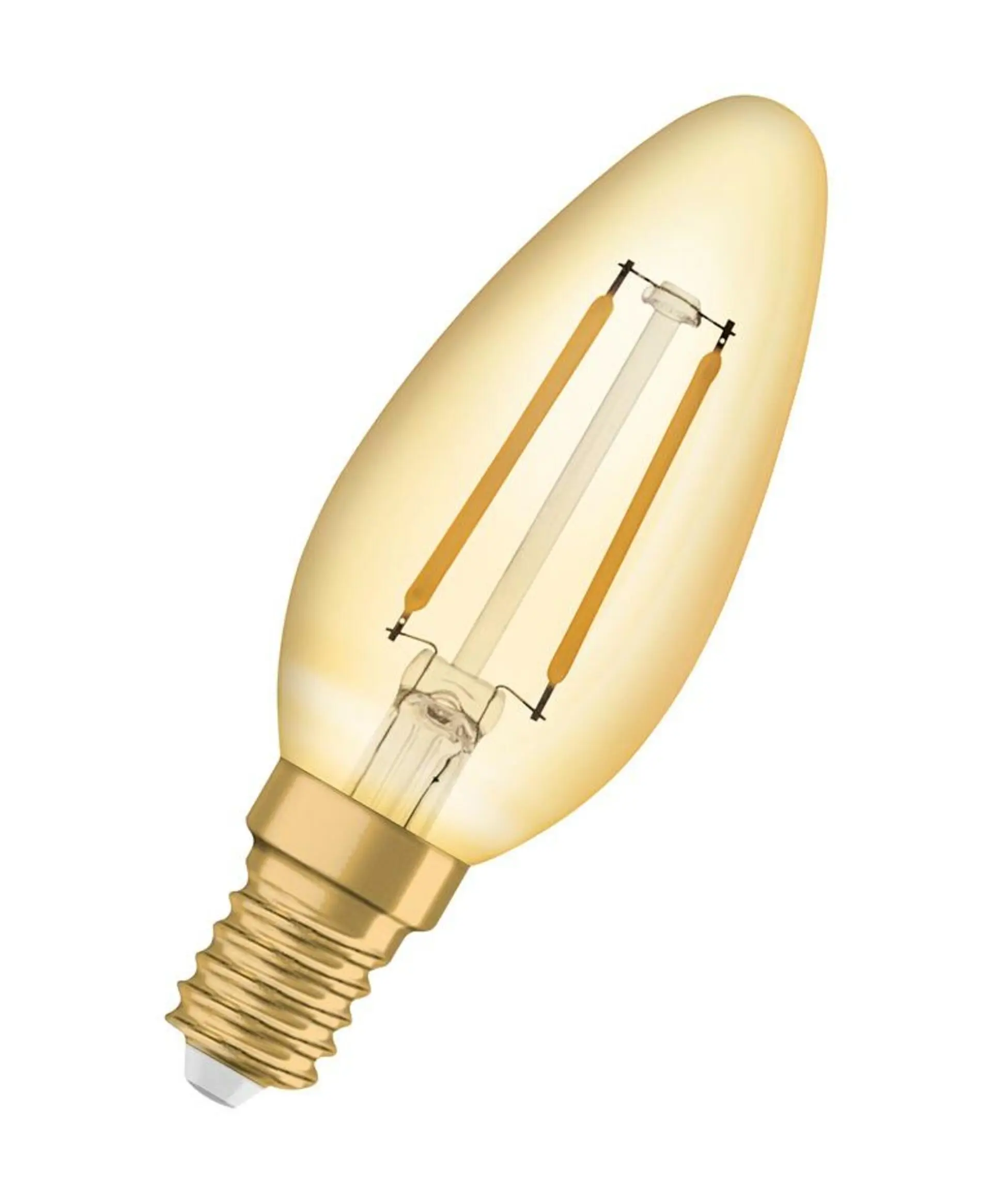 LEDVANCE Vintage 1906 Classic B 12 Filament 1.5W 824 Gold E14 4099854091599