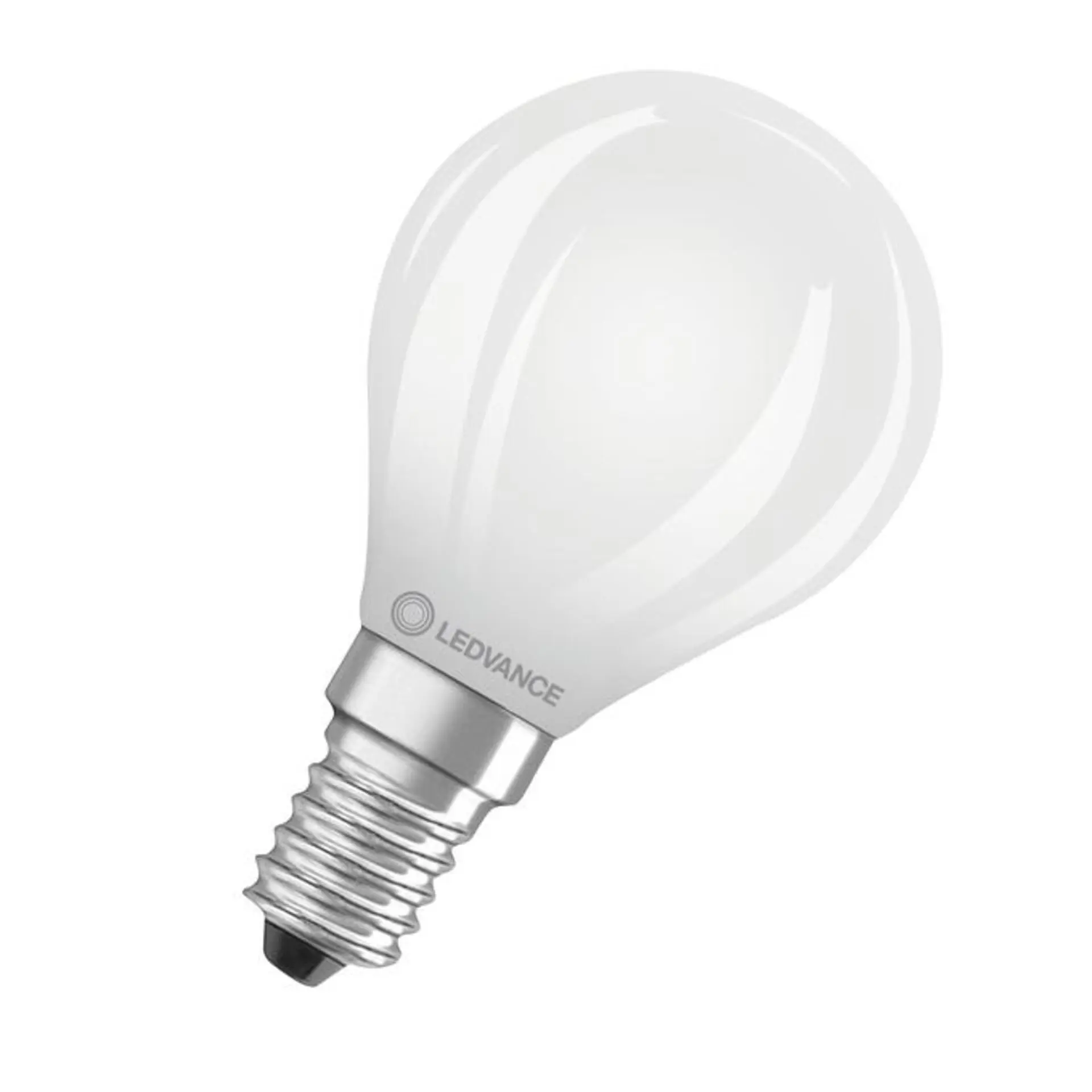 LEDVANCE LED Classic P 25 Filament třída A S 1.2W 827 matná E14 4099854282157