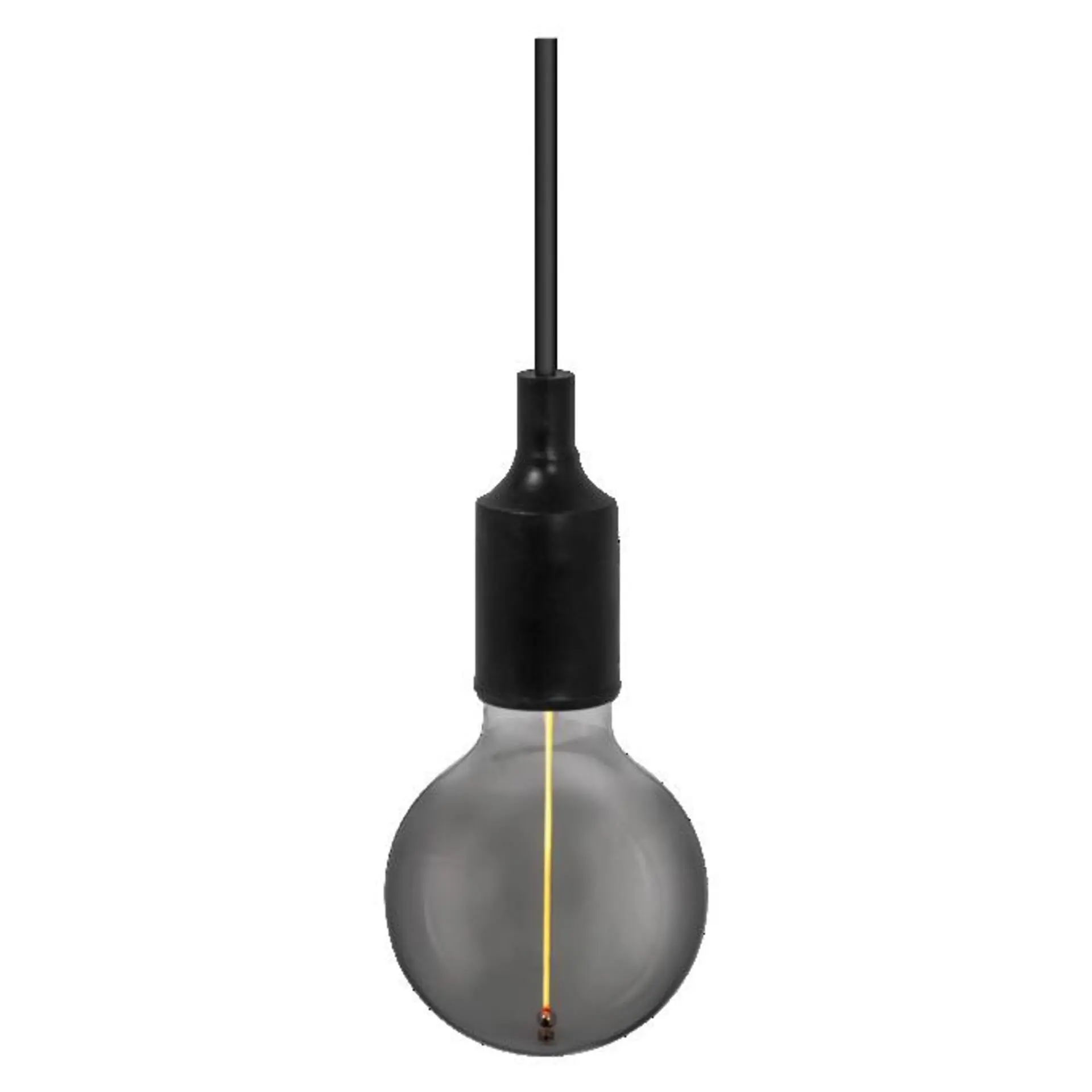 Černé stropní svítidlo E27 max 15 W VINTAGE BELL OSRAM