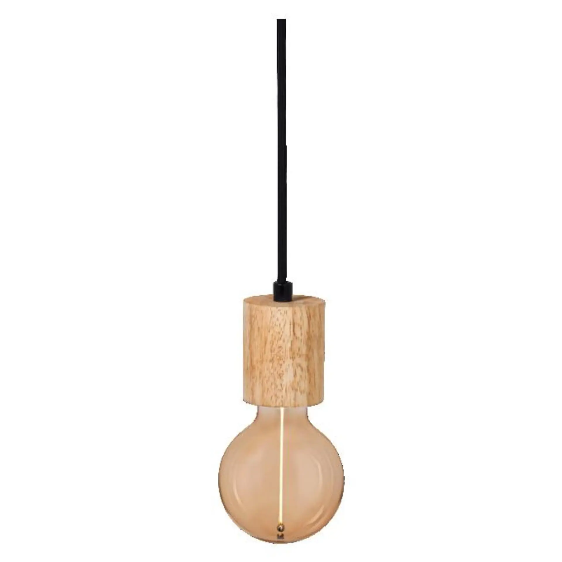 LEDVANCE závěsné svítidlo Vintage 1906 PenduLum Cylinder Wood E27 220-240 V