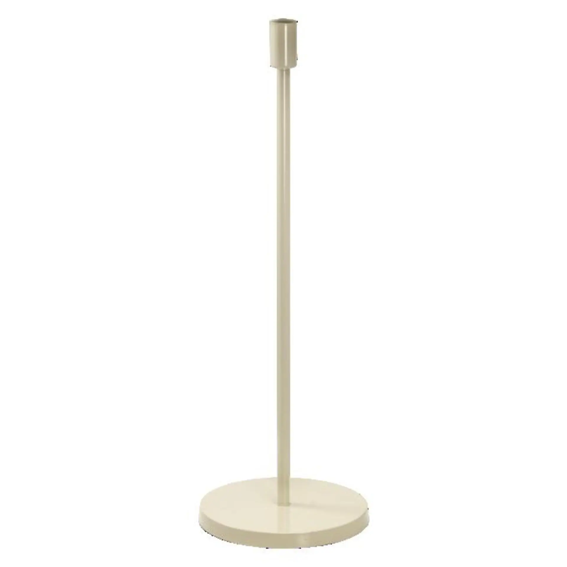 Dekorativní stojací lampa E27, béžová, krátká,