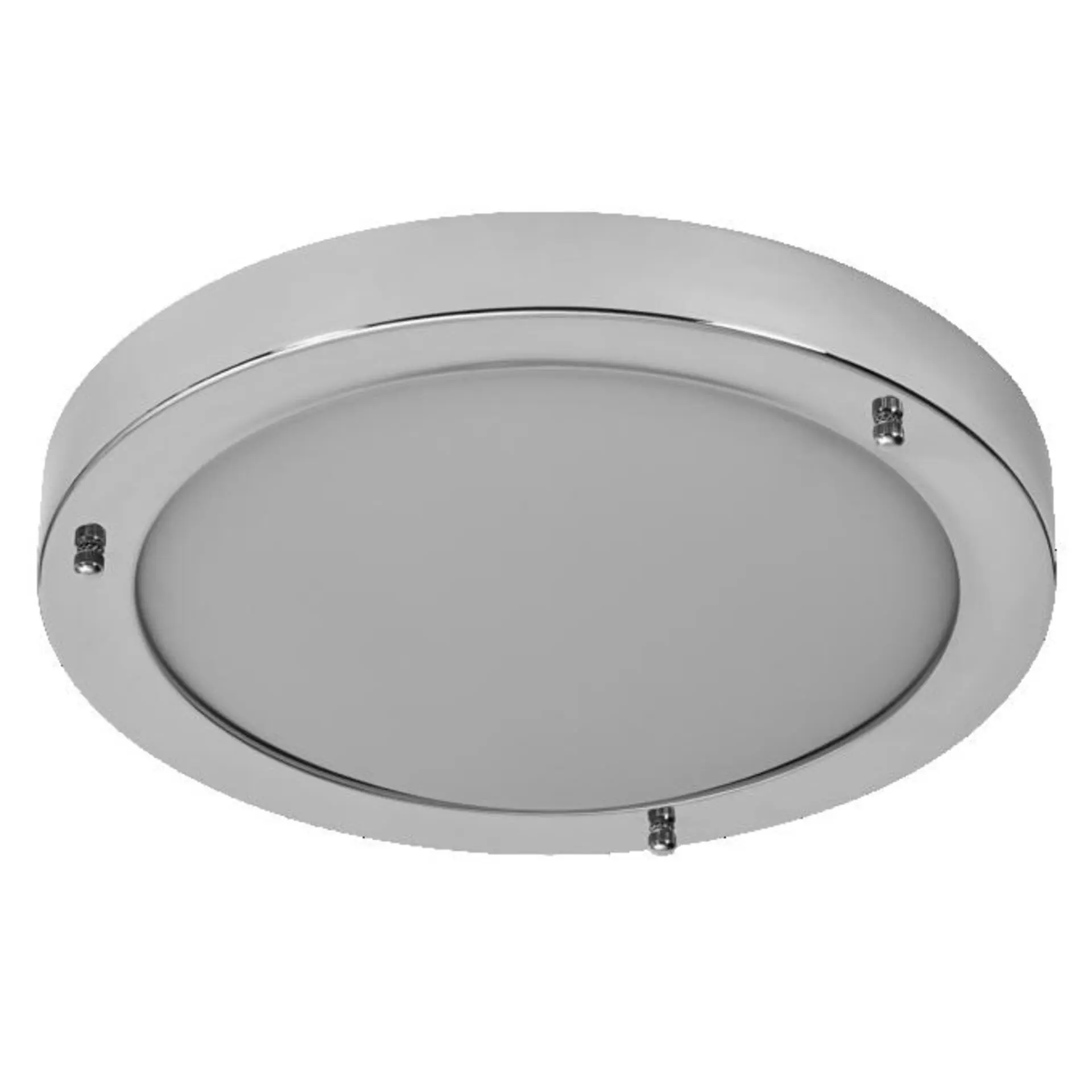 Stříbrné koupelnové LED stropní svítidlo E27 CLASSIC ROUND OSRAM