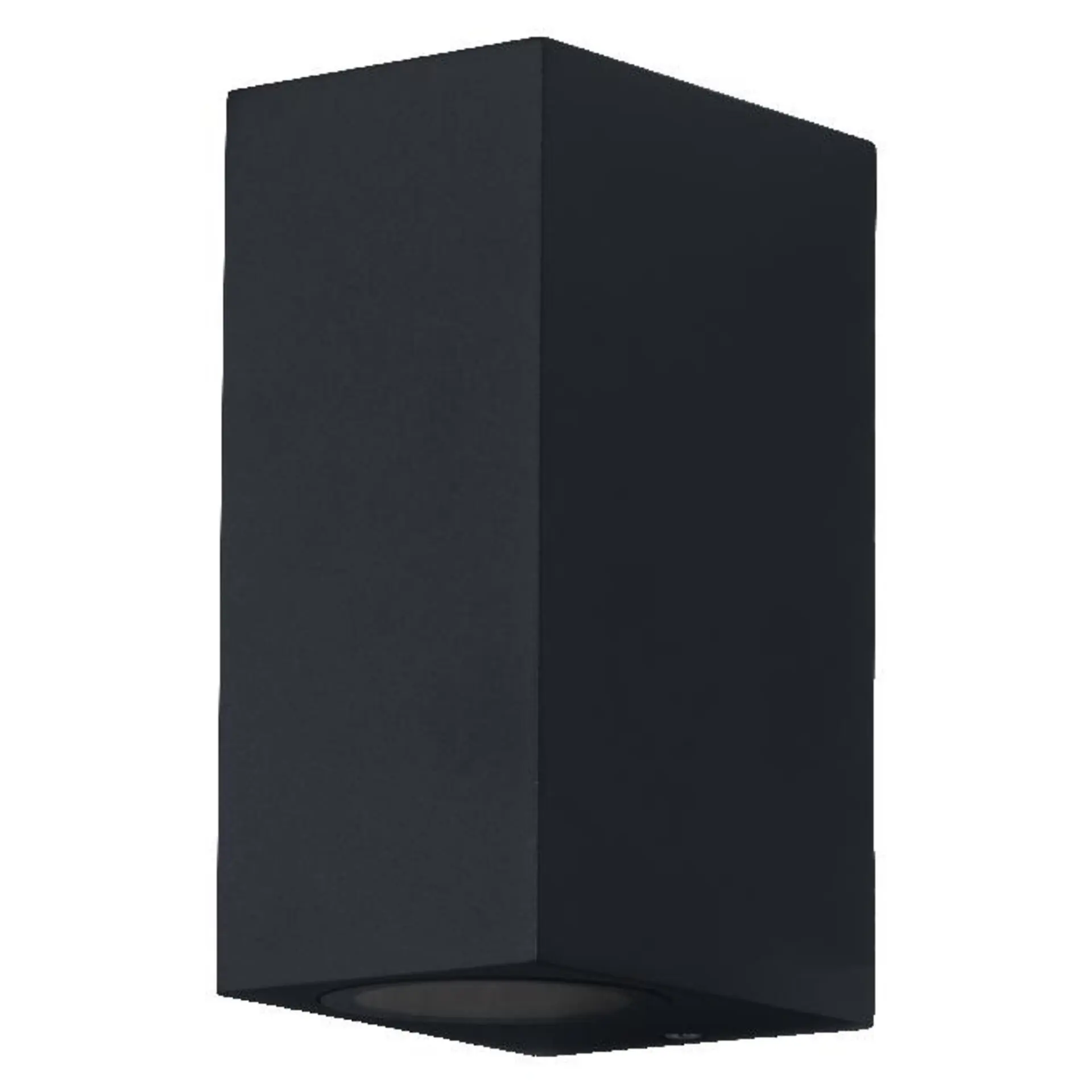 ENDURA Classic černé čtvercové UpDown svítidlo 68mm