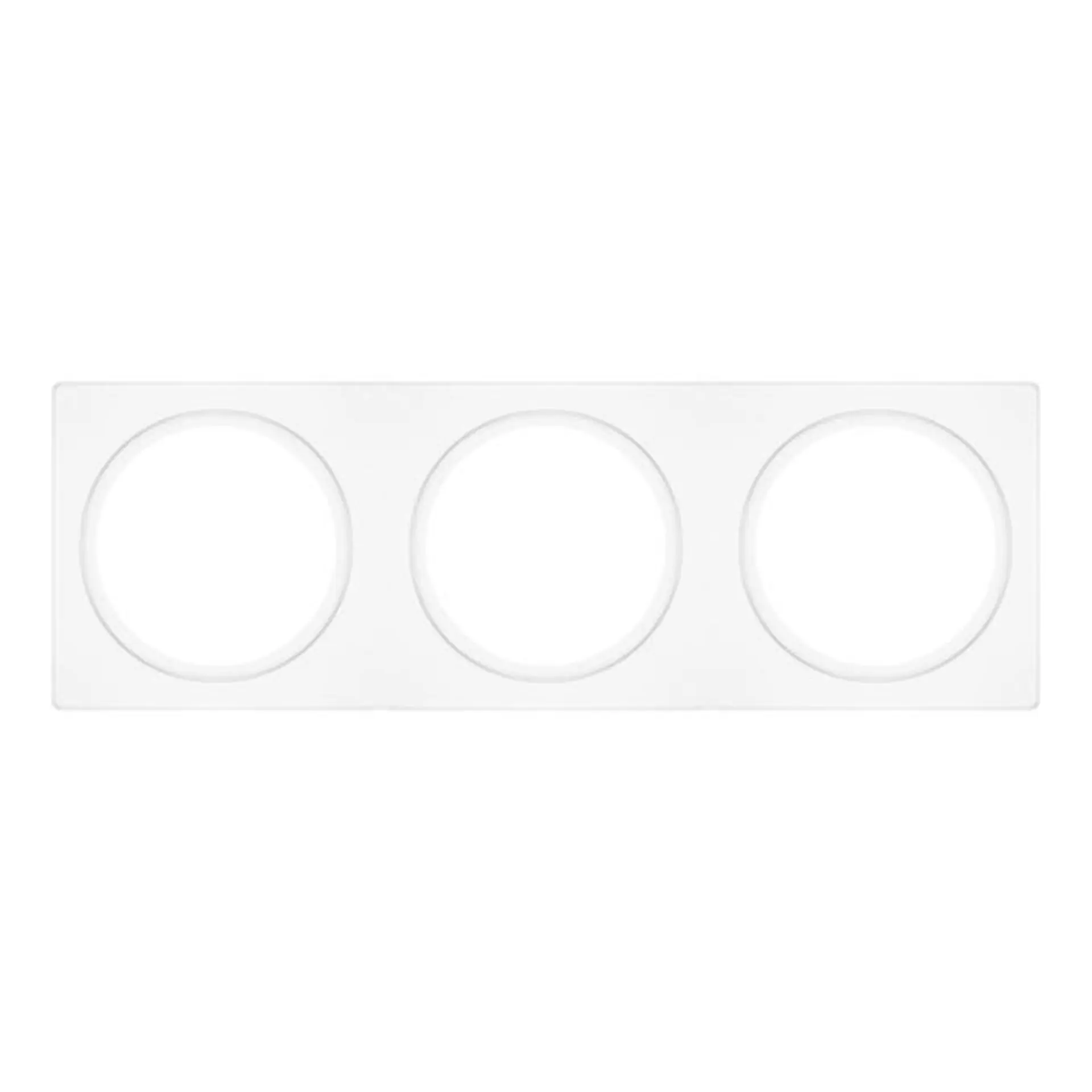 LEDVANCE SPOT FRAME 100X300 3X D68 WT 4099854460203