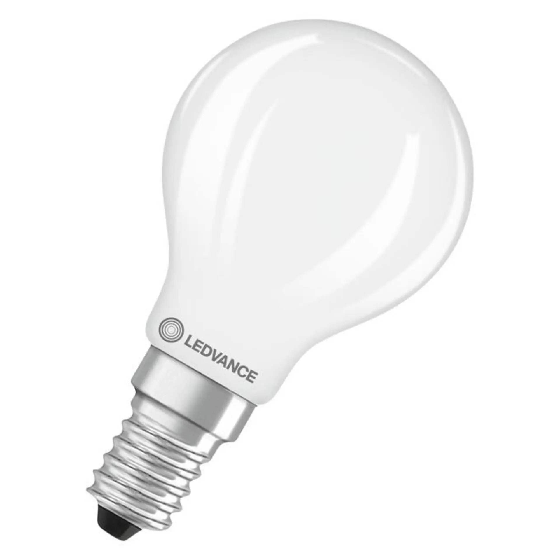 LEDVANCE LED Classic P 40 Filament DIM třída B S 2.5W 827 matná E14 4099854477706