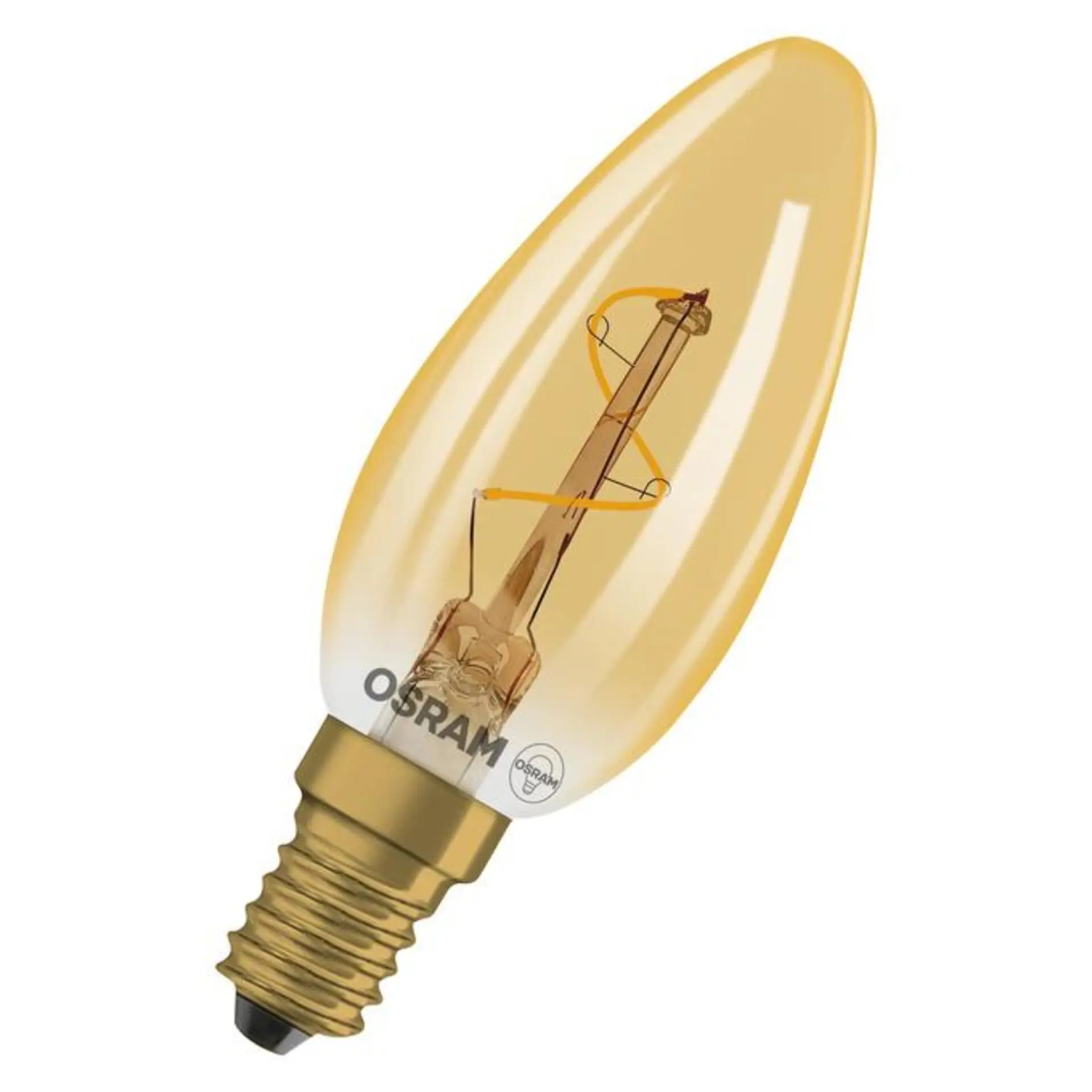 LEDVANCE Vintage 1906 Classic B Spiral Filament 1.8W 822 Gold E14 4099854551888