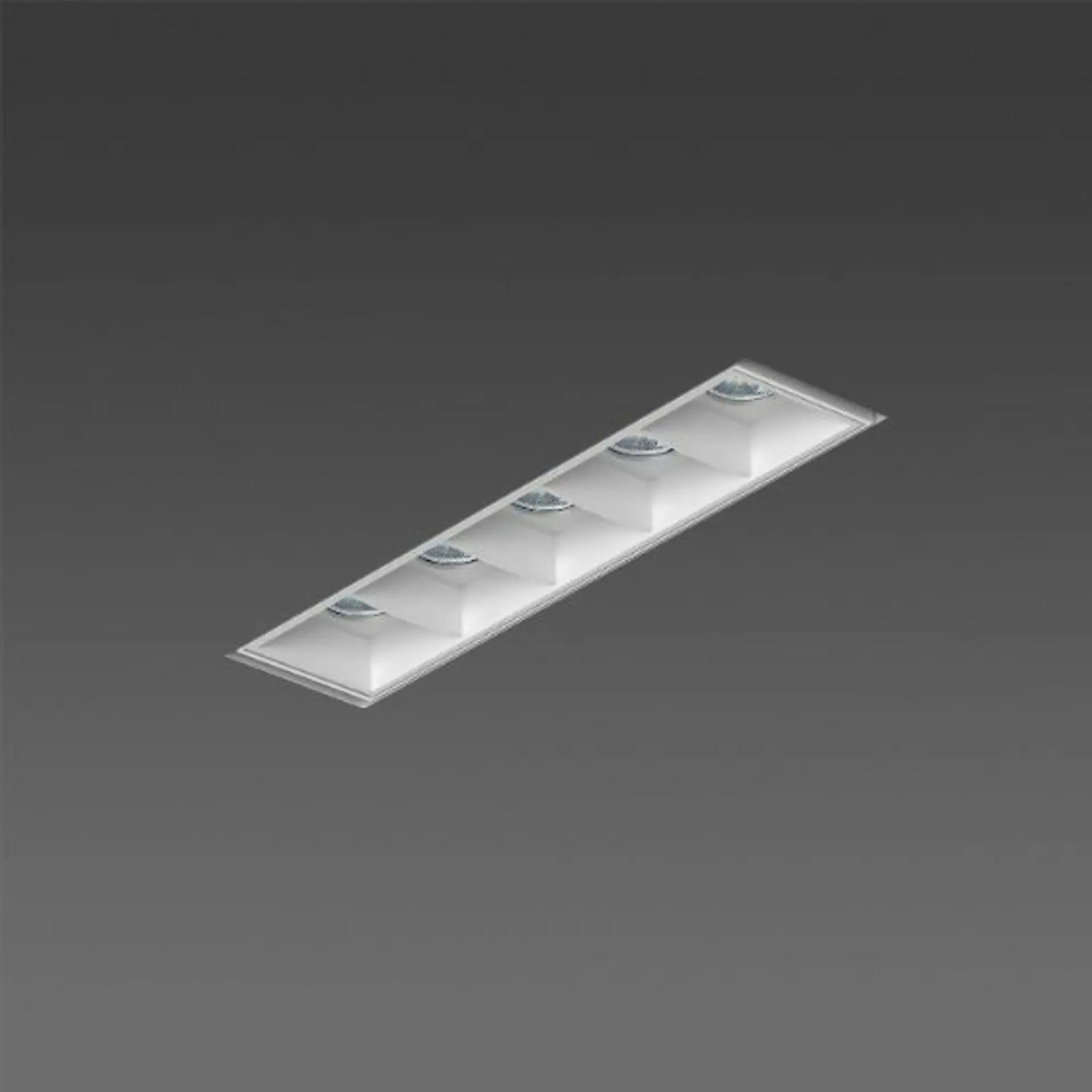 BPM Zápustné svítidlo LENT MODULAR bílé LED 10W 60° 3000K 805lm 143x43mm VÝPRODEJ VZORKU