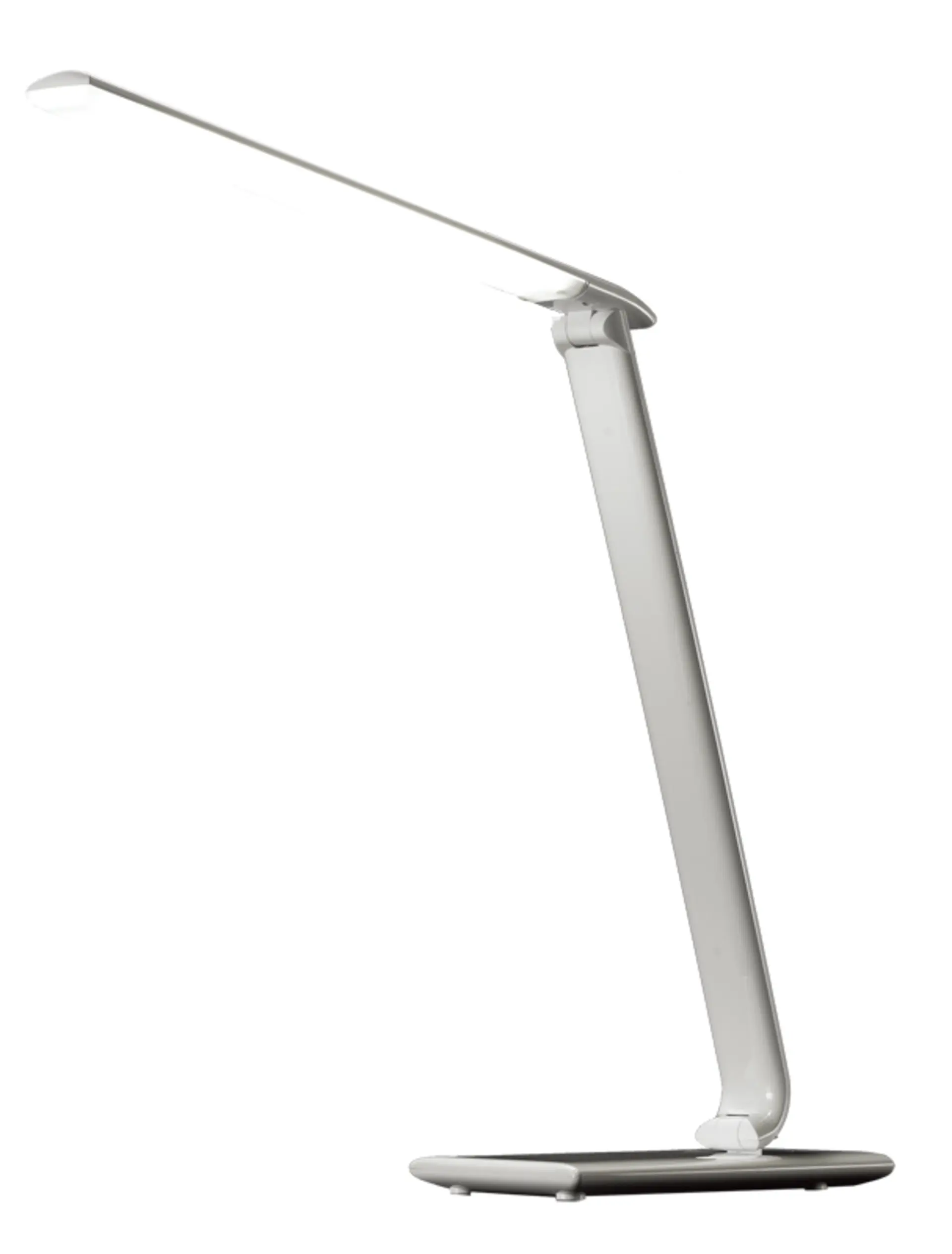 Solight LED stolní lampička stmívatelná, 12W, volba teploty světla, USB, bílý lesk WO37-W