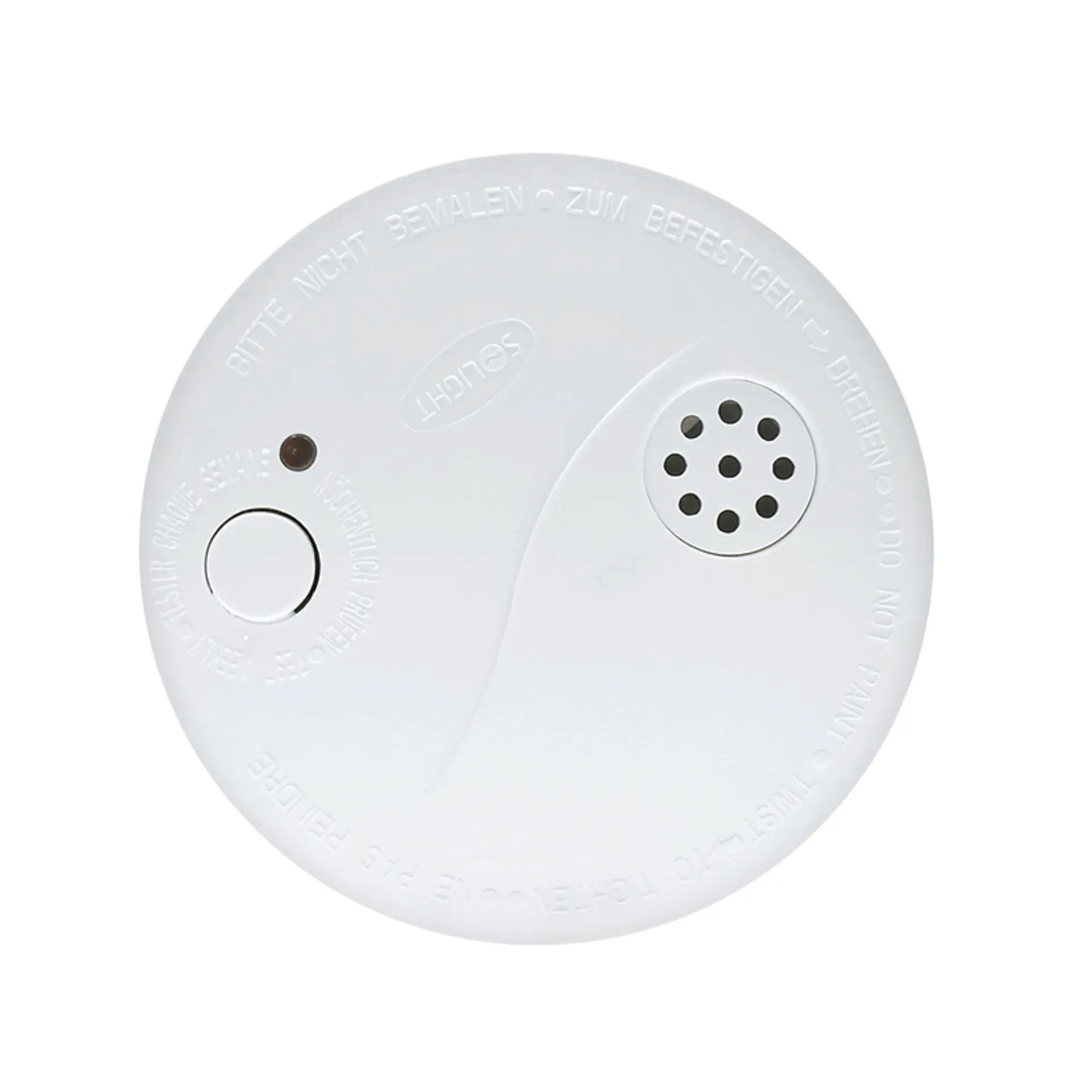Solight detektor kouře + alarm, 85dB, bílý + 9V baterie 1D33