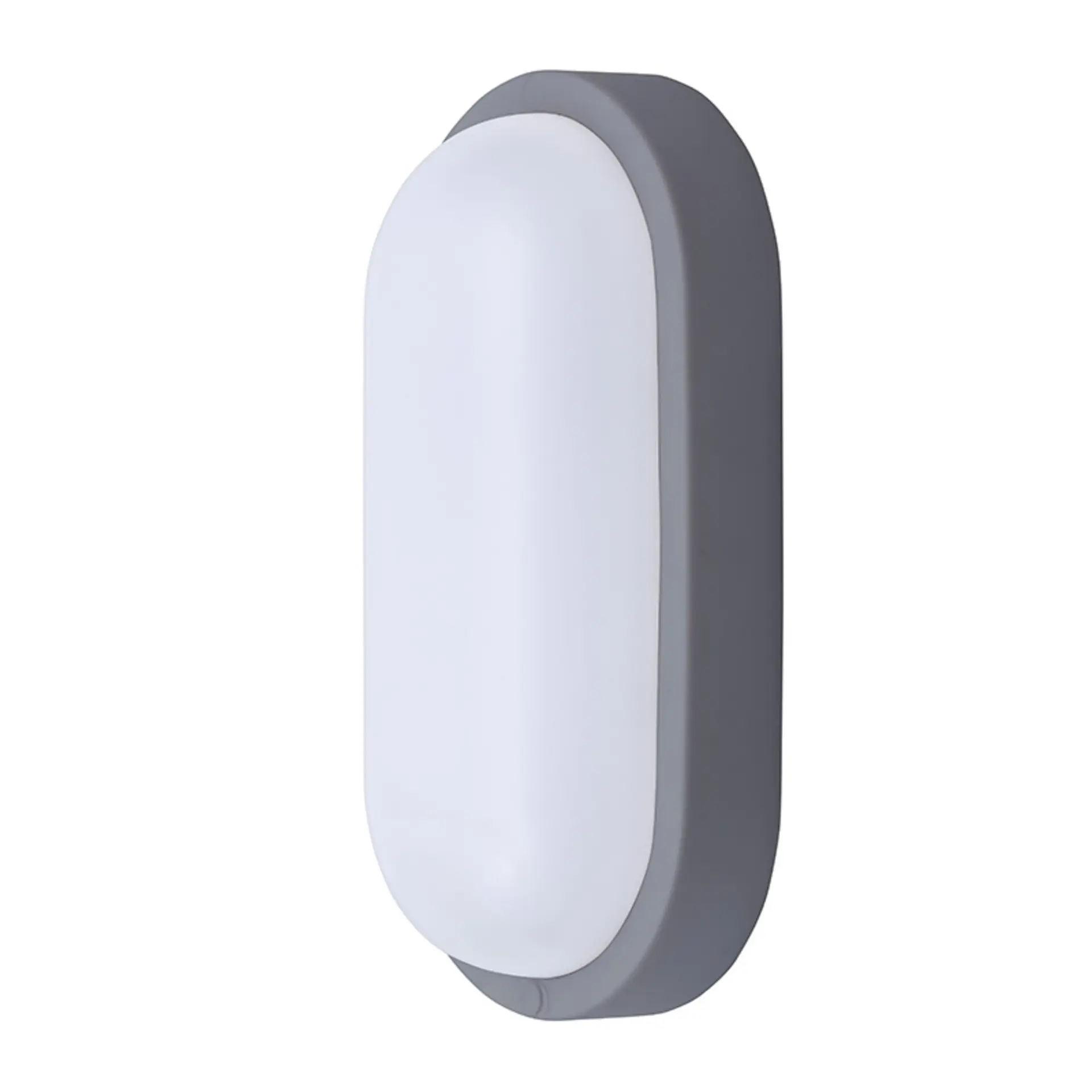 Solight LED venkovní osvětlení oválné, 20W, 1500lm, 4000K, IP54, 26cm, šedá barva WO749-G