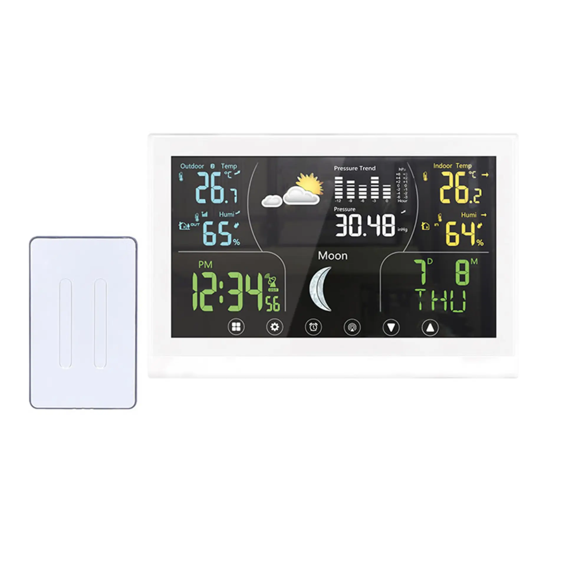 Solight meteostanice, barva bílá TE110W