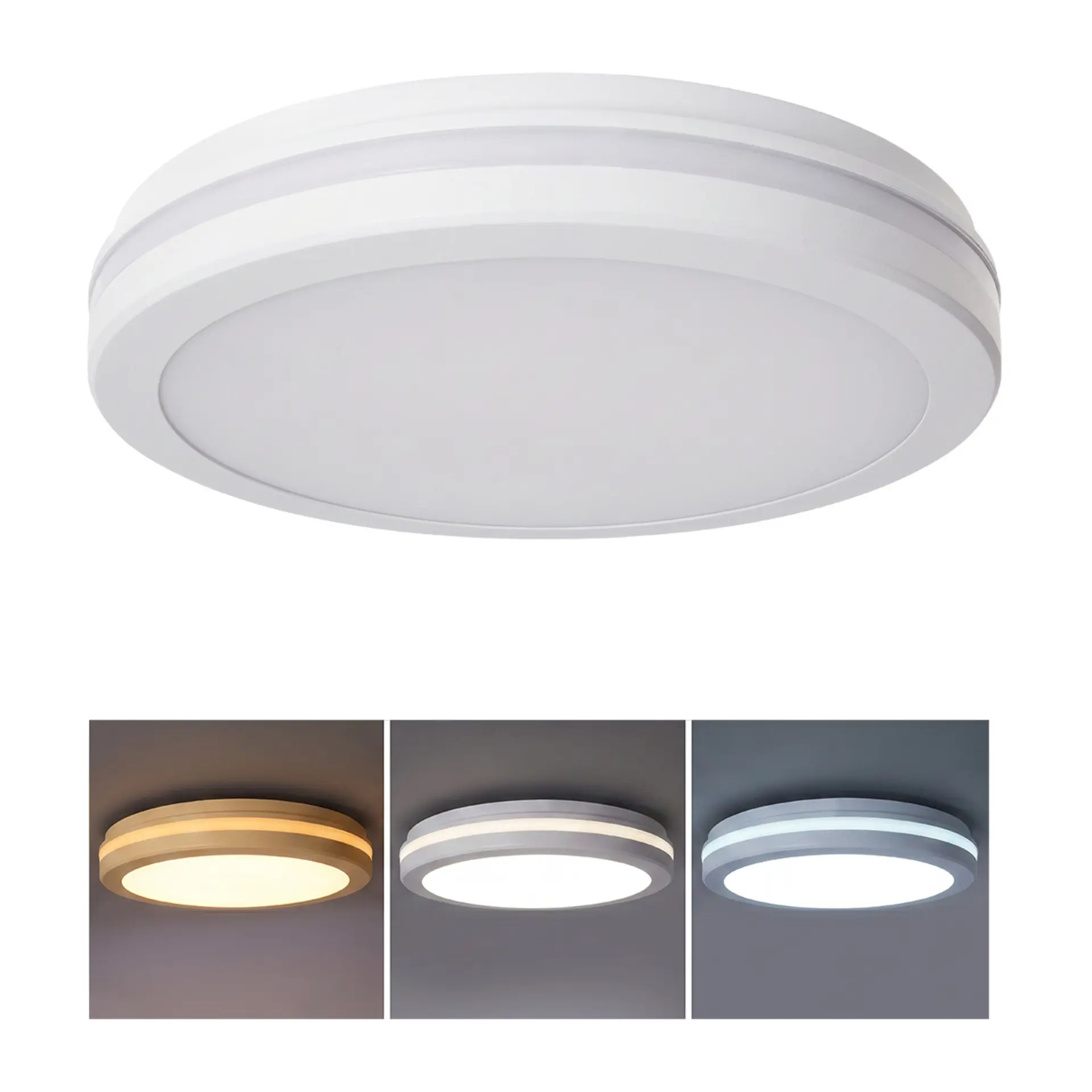 Solight LED osvětlení Gari, 26W, 2340lm, 3CCT, IP65, 30cm, bílá WO820-W