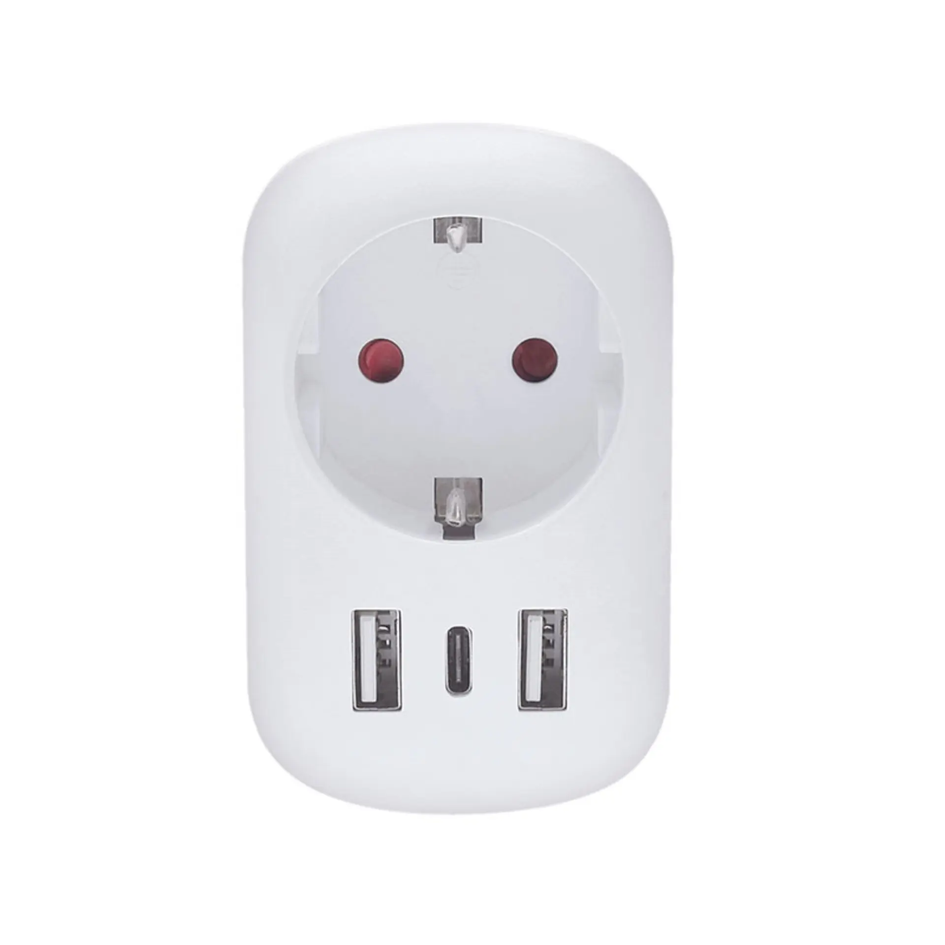 Solight cestovní adaptér s USB A+C 20W PD do Spojených států, typ B PA03USAPD20