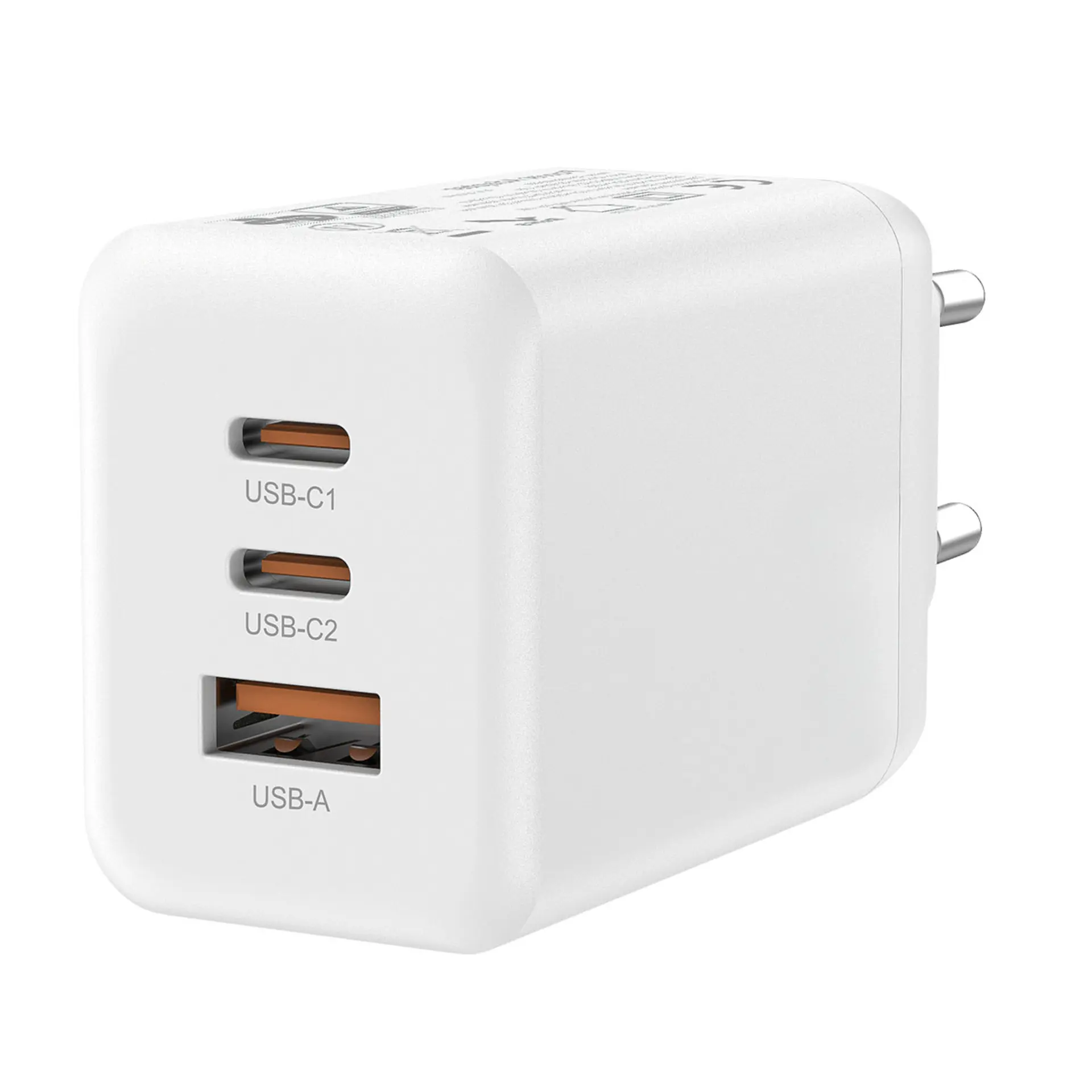 Solight 65W GaN fast charge USB-A + 2x USB-C adaptér DC79