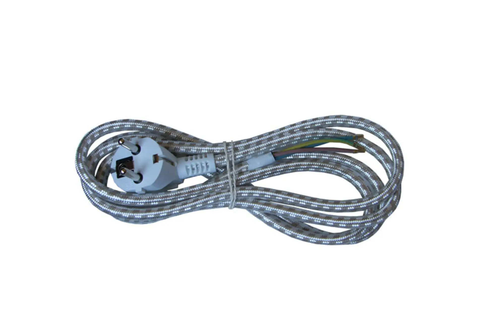 Solight flexo šňůra, 3x 0,75mm2, pletená, 3m PF41