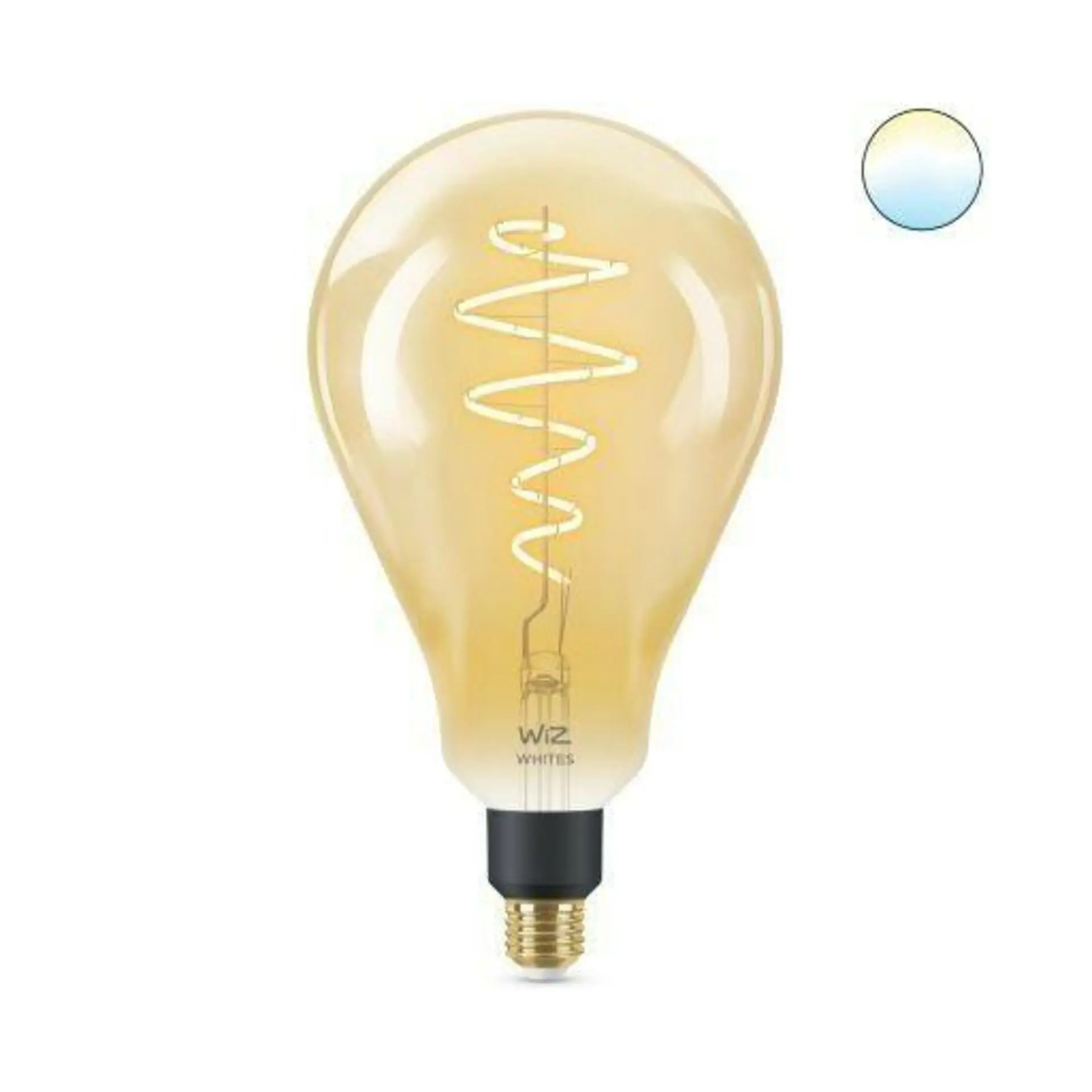 PH 8718699786854 LED Žárovka WiZ Tunable White Filament Amber 8718699786854 E27 PS160 6,5-25W 390lm 2000-5000K, stmívatelná - PHILIPS (929002419601)