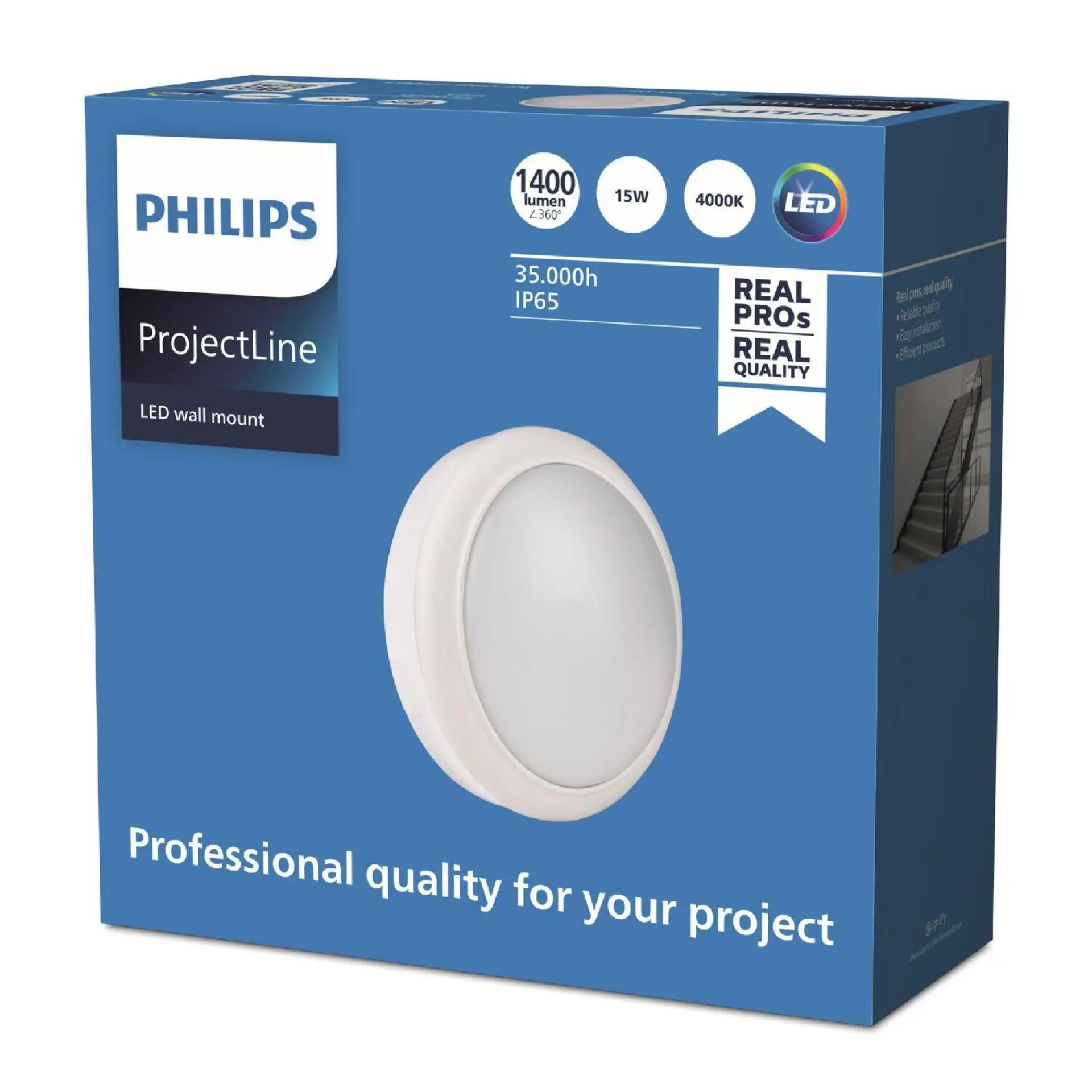 Philips LED nástěnné svítidlo Projectline rnd 1400lm 4000K IP65