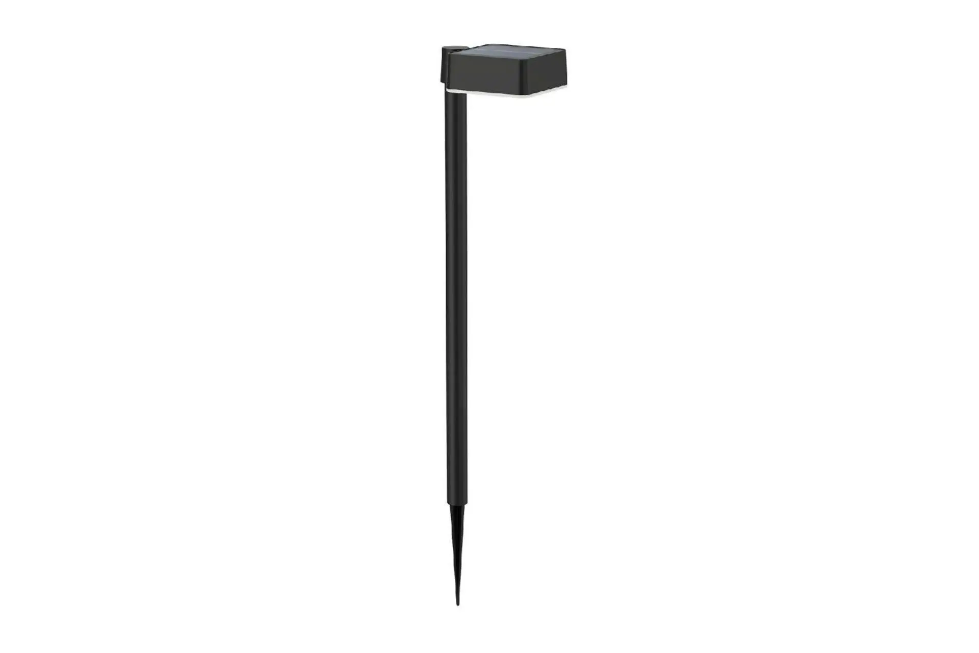 Philips Vynce solární venkovní zemní LED svítidlo 1,5W 200lm 2700K IP44, černé hranaté