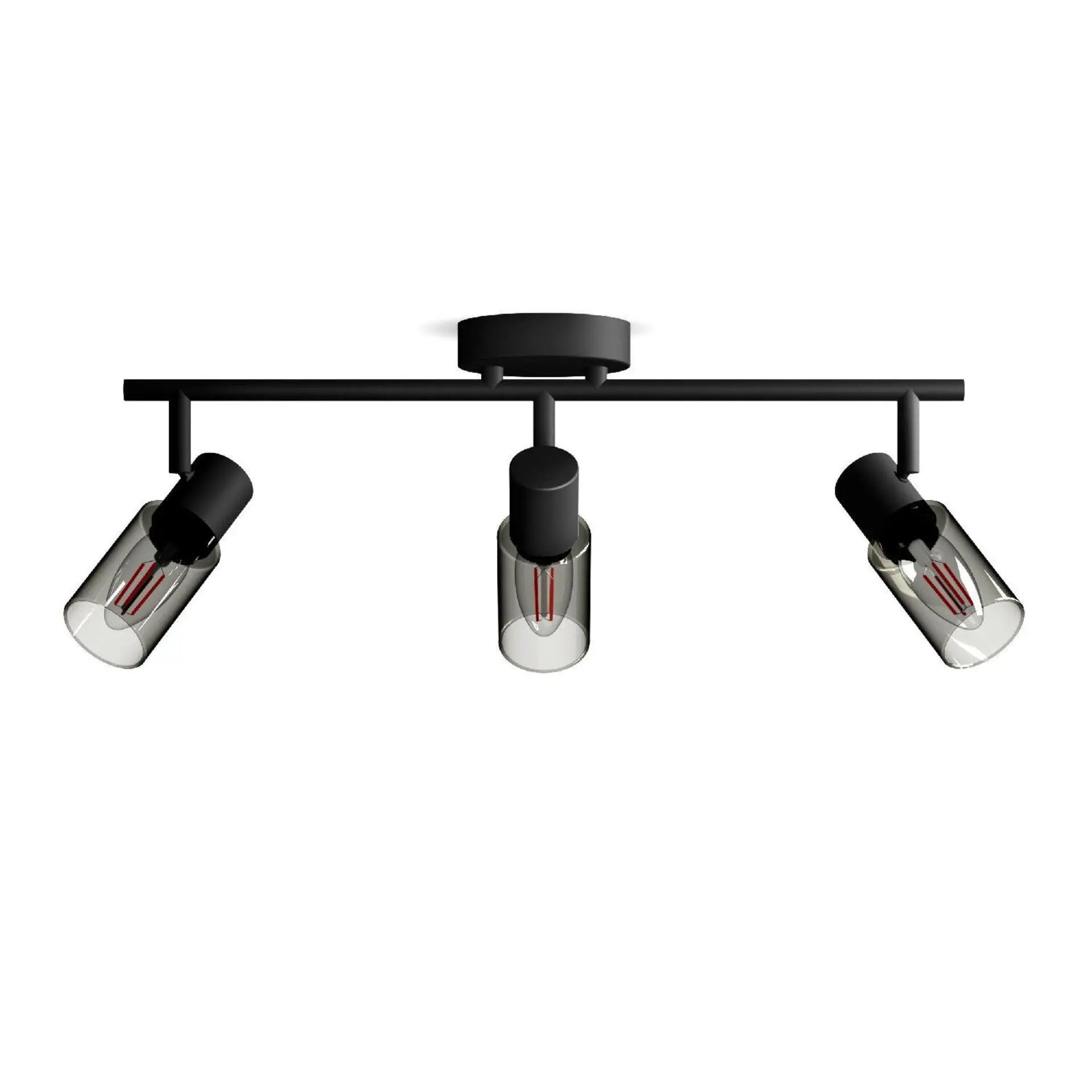 Philips Palms bodové svítidlo 3x E14 25W bez zdroje 48,5cm IP20, černé