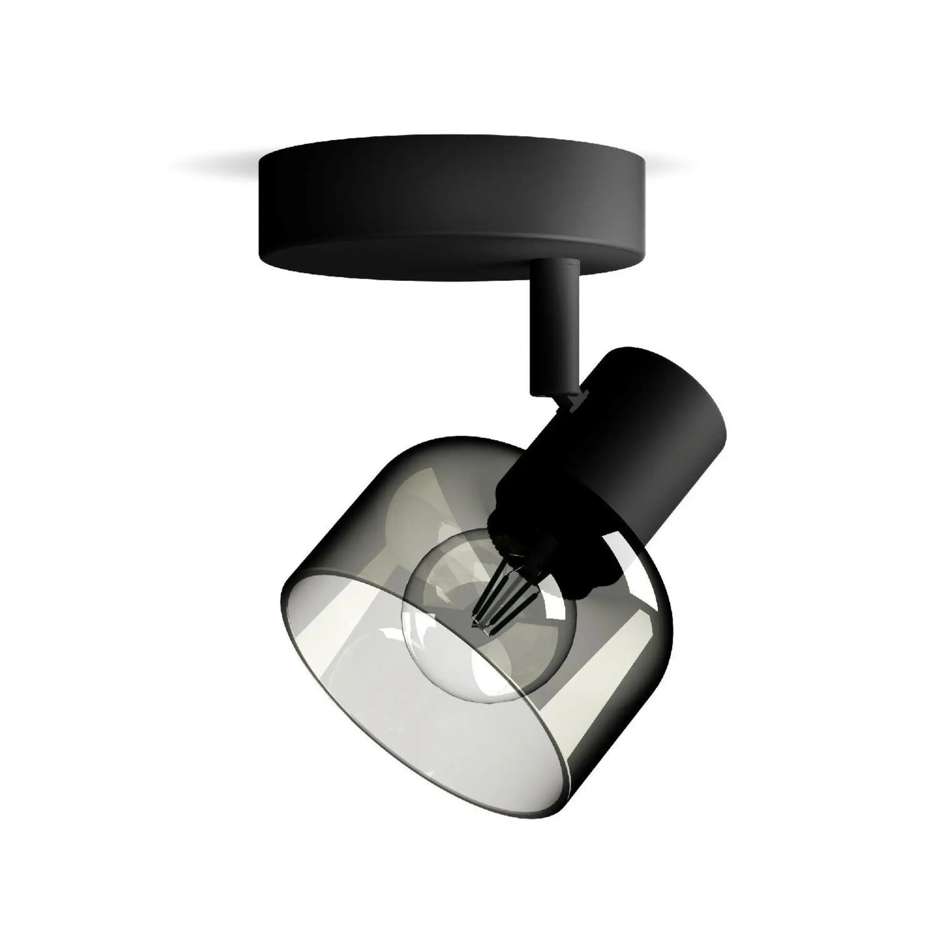 Philips Sleet bodové svítidlo 1x E14 25W bez zdroje 13cm IP20, černé
