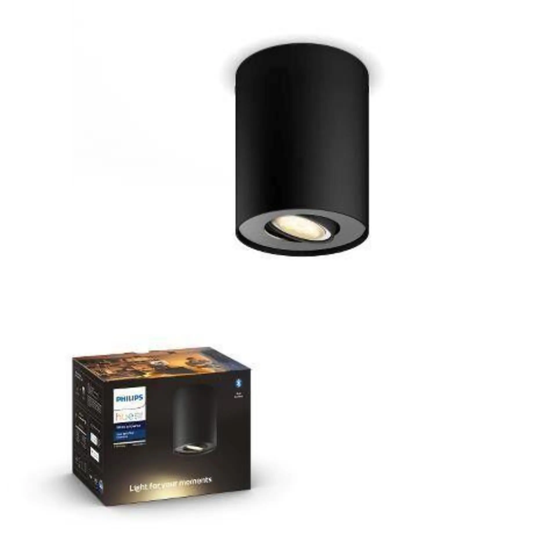 Philips Hue Pillar - Chytré bodové LED svítidlo, černá 929003811201