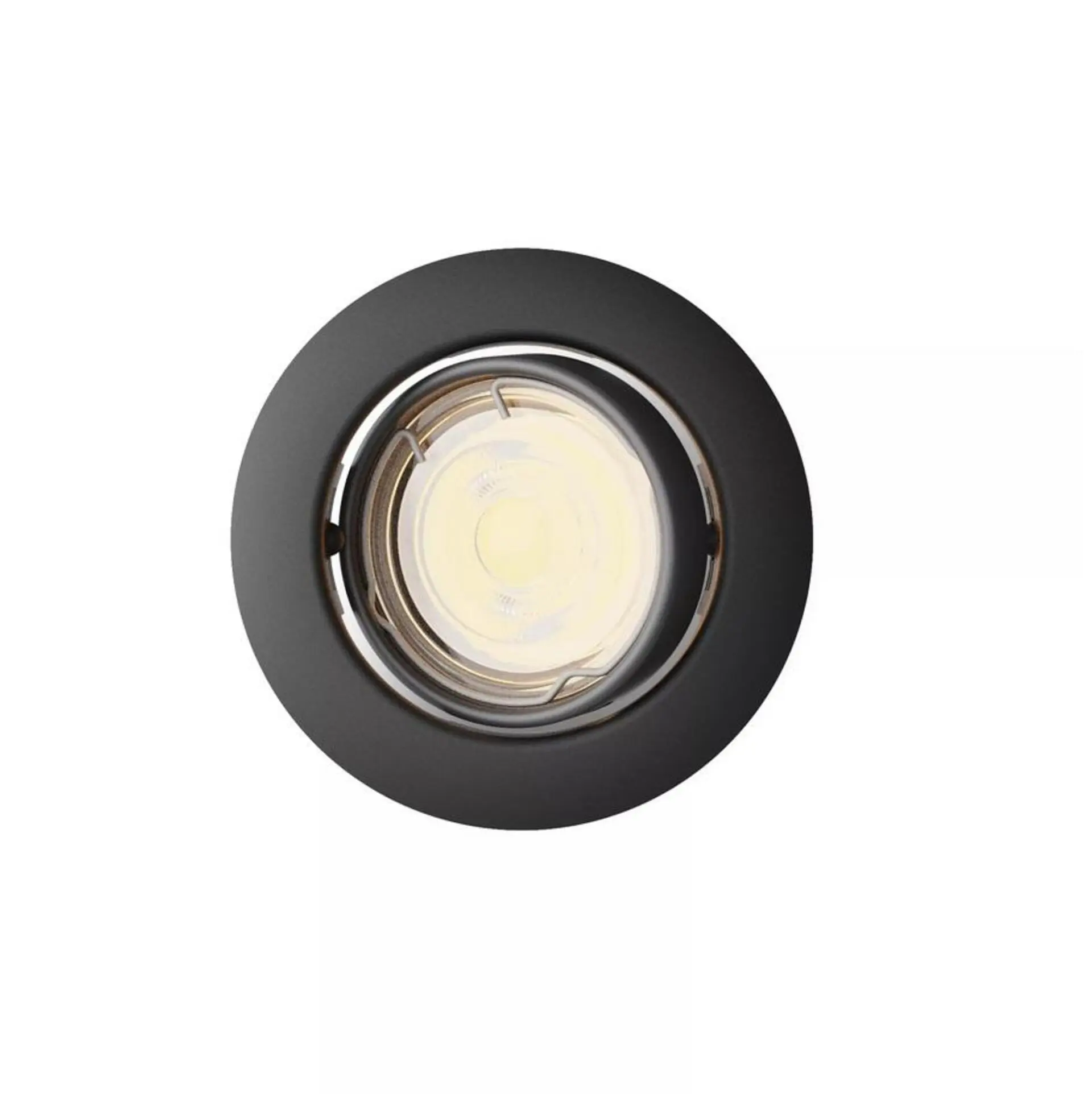Philips Peridot Rec Kit Rd zapuštěné svítidlo kulaté 7W, AC 220-240, IP20, černá