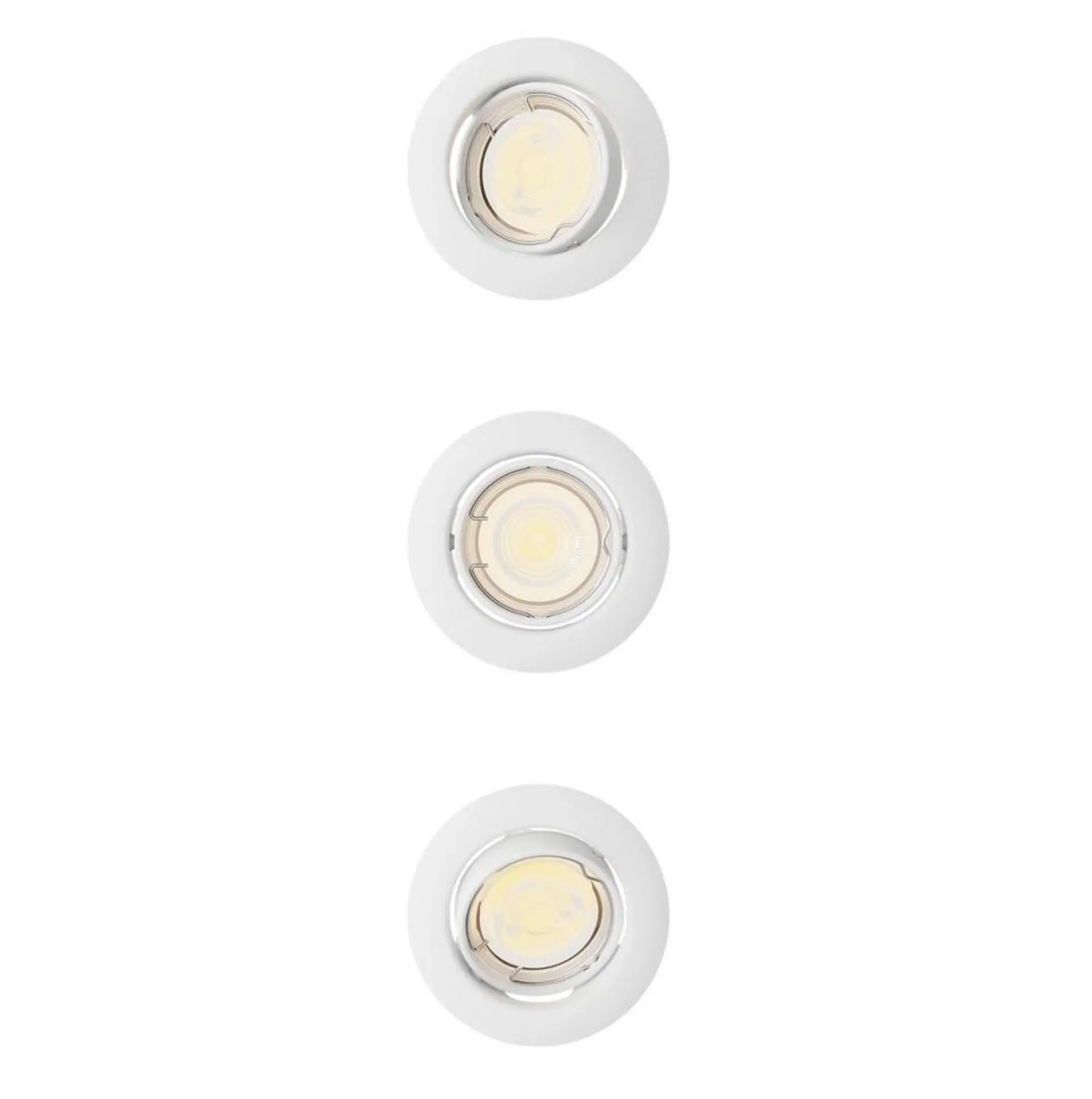Philips Peridot Rec Kit Rd zapuštěné svítidlo kulaté 7W, AC 220-240, IP20, (3 ks), bílá