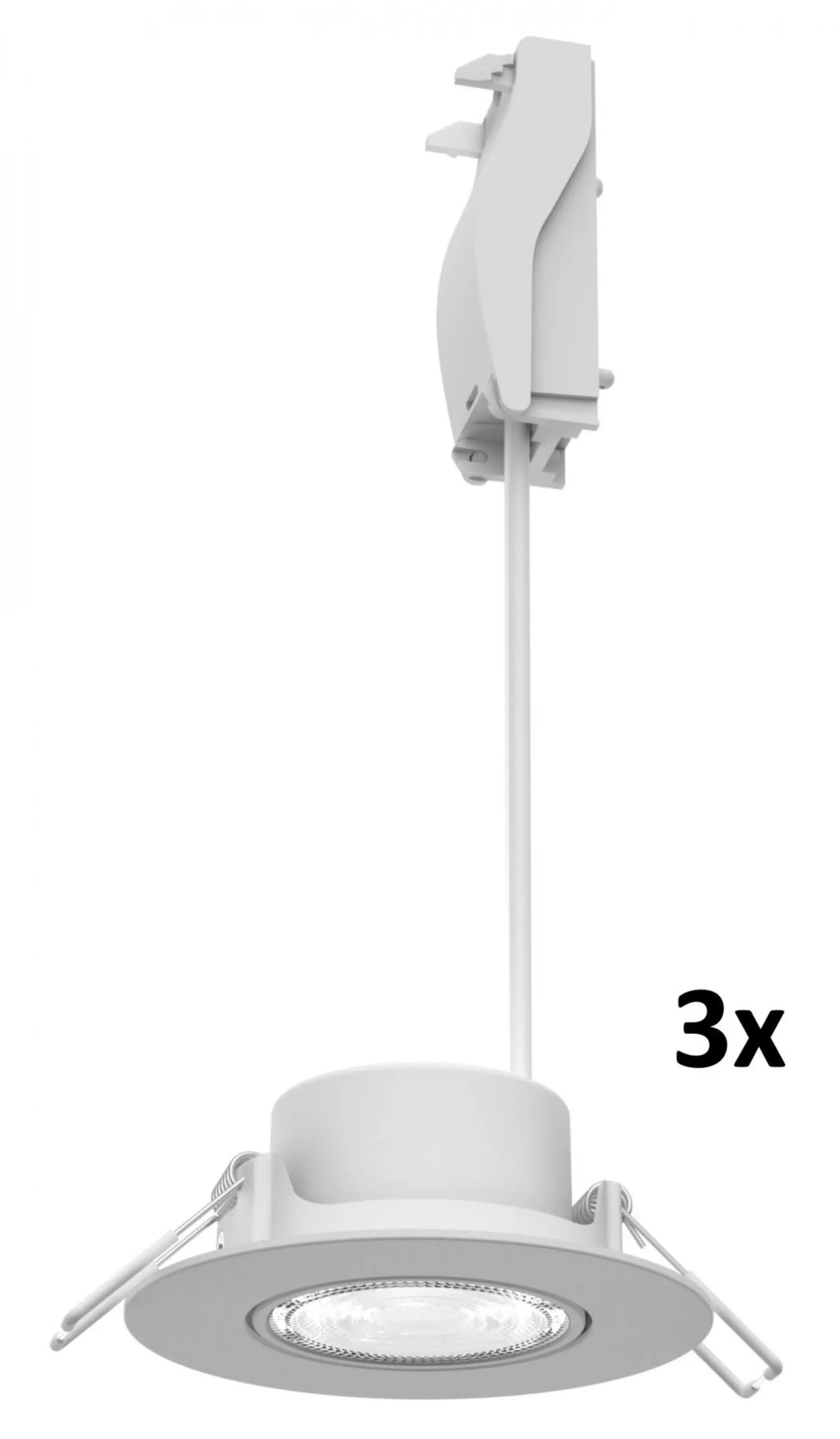 Philips Zapuštěné bodové svítidlo Cilantro Step 5W, 99lm/W, 4000K, (3 ks), bílá