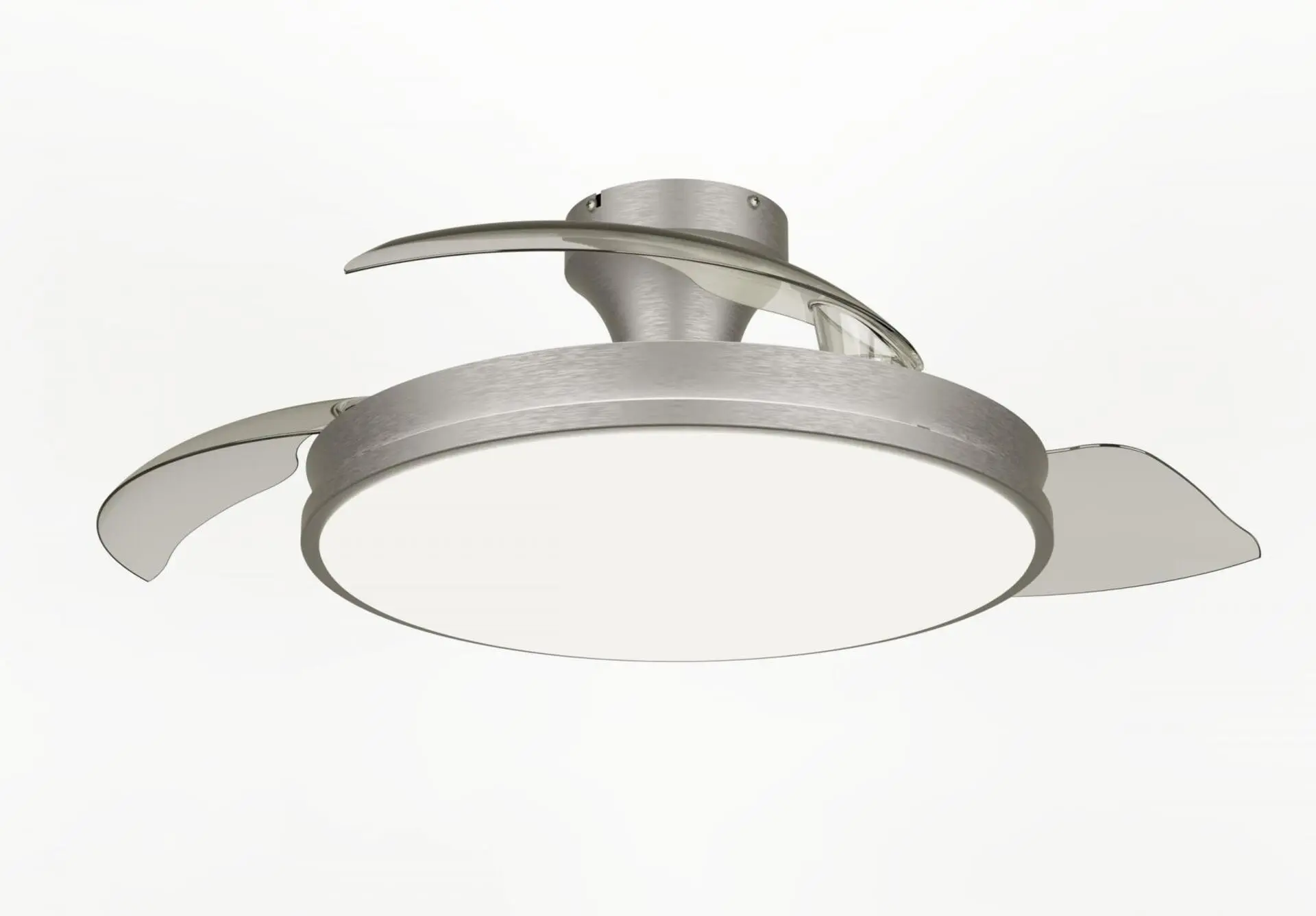 PH 8721103096081 Atlas DC stropní ventilátor a svítidlo 28W+35W nikl - PHILIPS