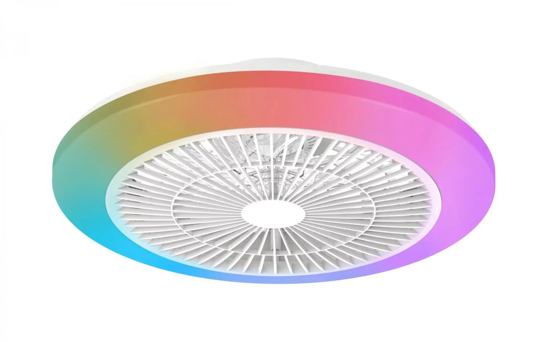 Philips Amigo Stropní svítidlo s ventilátorem 20W+40W, 4400lm, AC 220-240, 2700-6500 K, IP20, RGB OFF bílá
