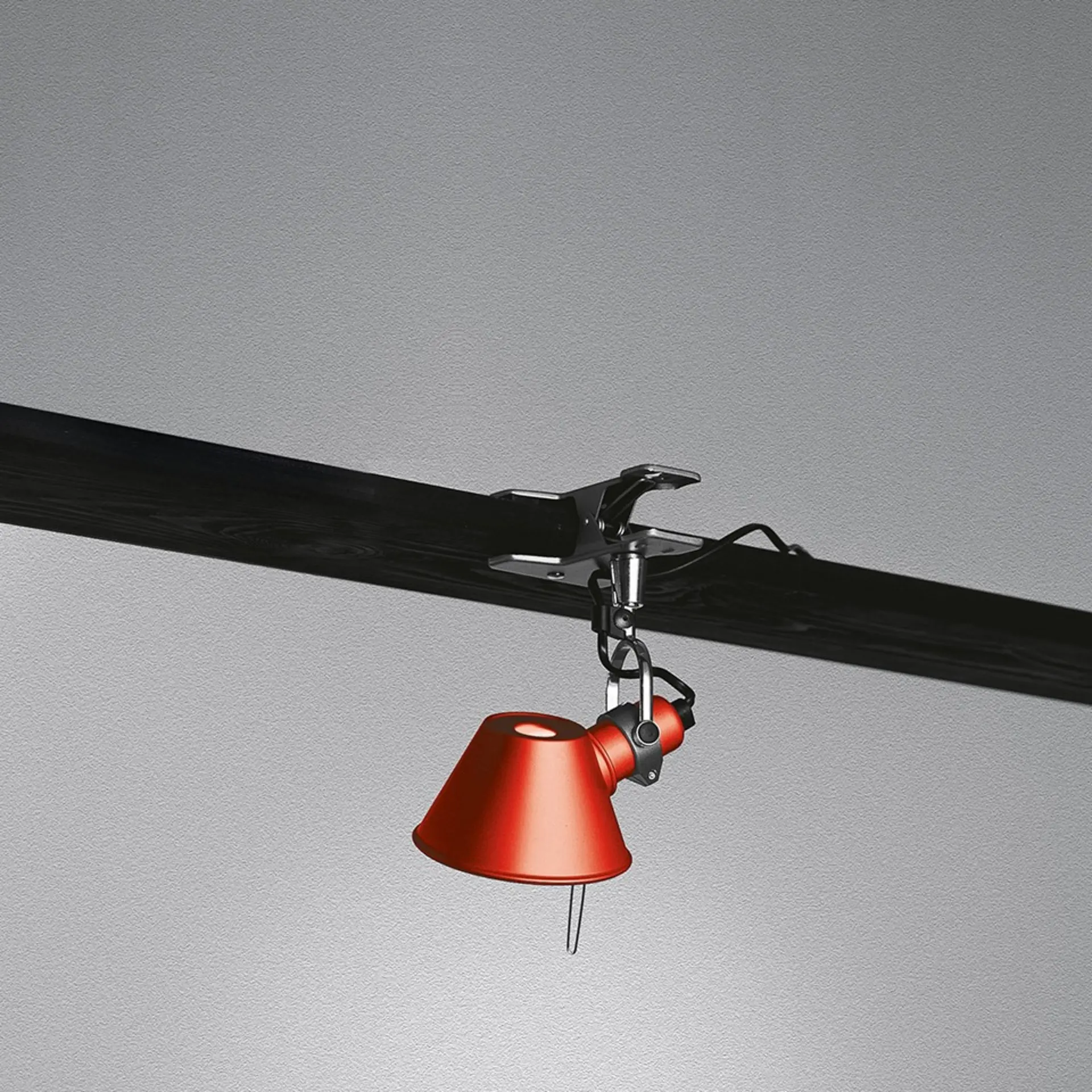 Artemide svítidlo s klipem Tolomeo Micro Pinza E14 max 6 W červené