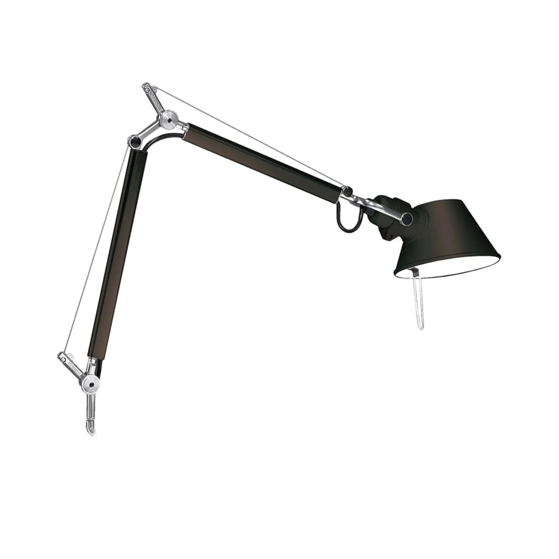 Artemide stolní/nástěnná/stojací lampa Tolomeo Micro 5 W E14 černé bez podstavce