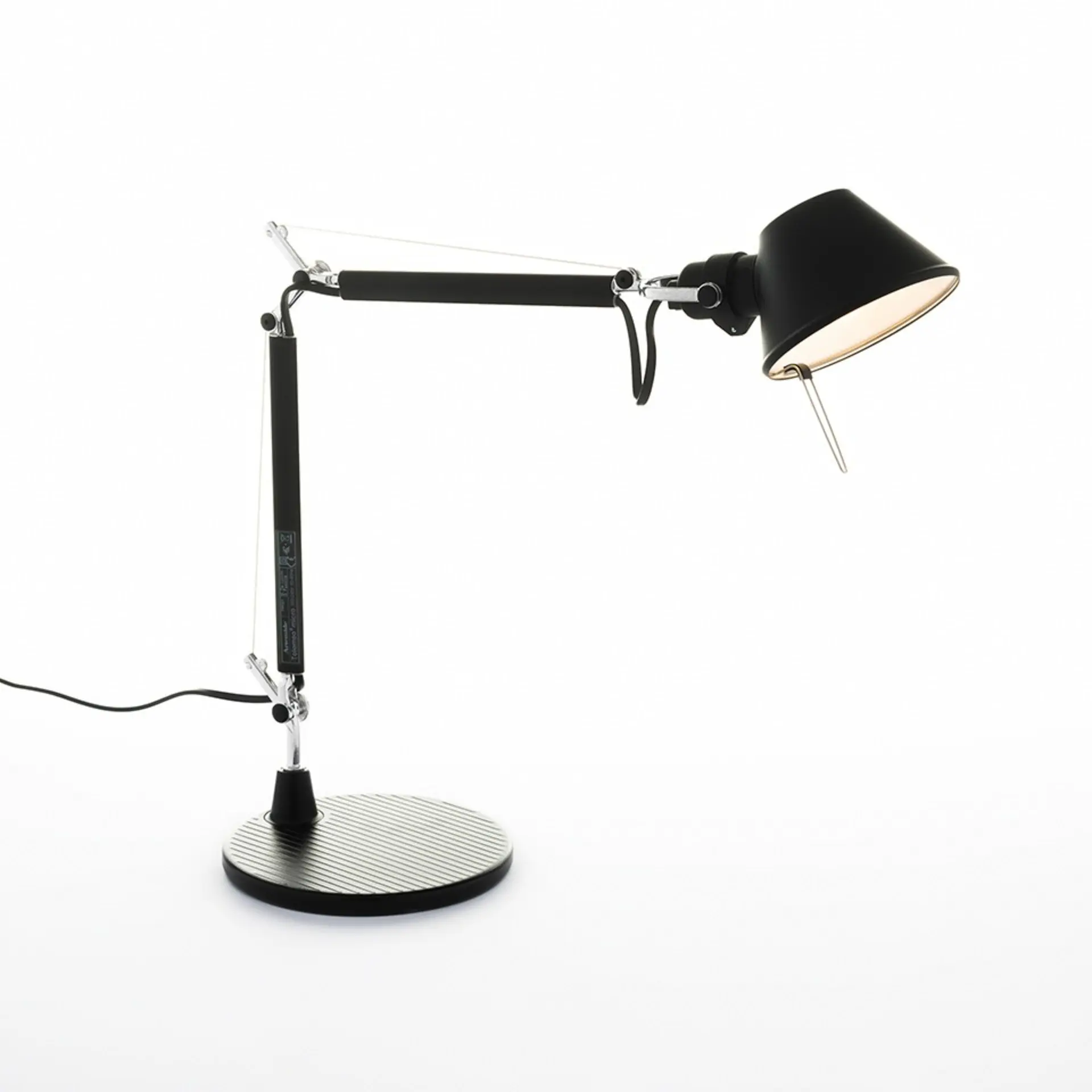 Artemide stolní lampa Tolomeo Micro E14 černá