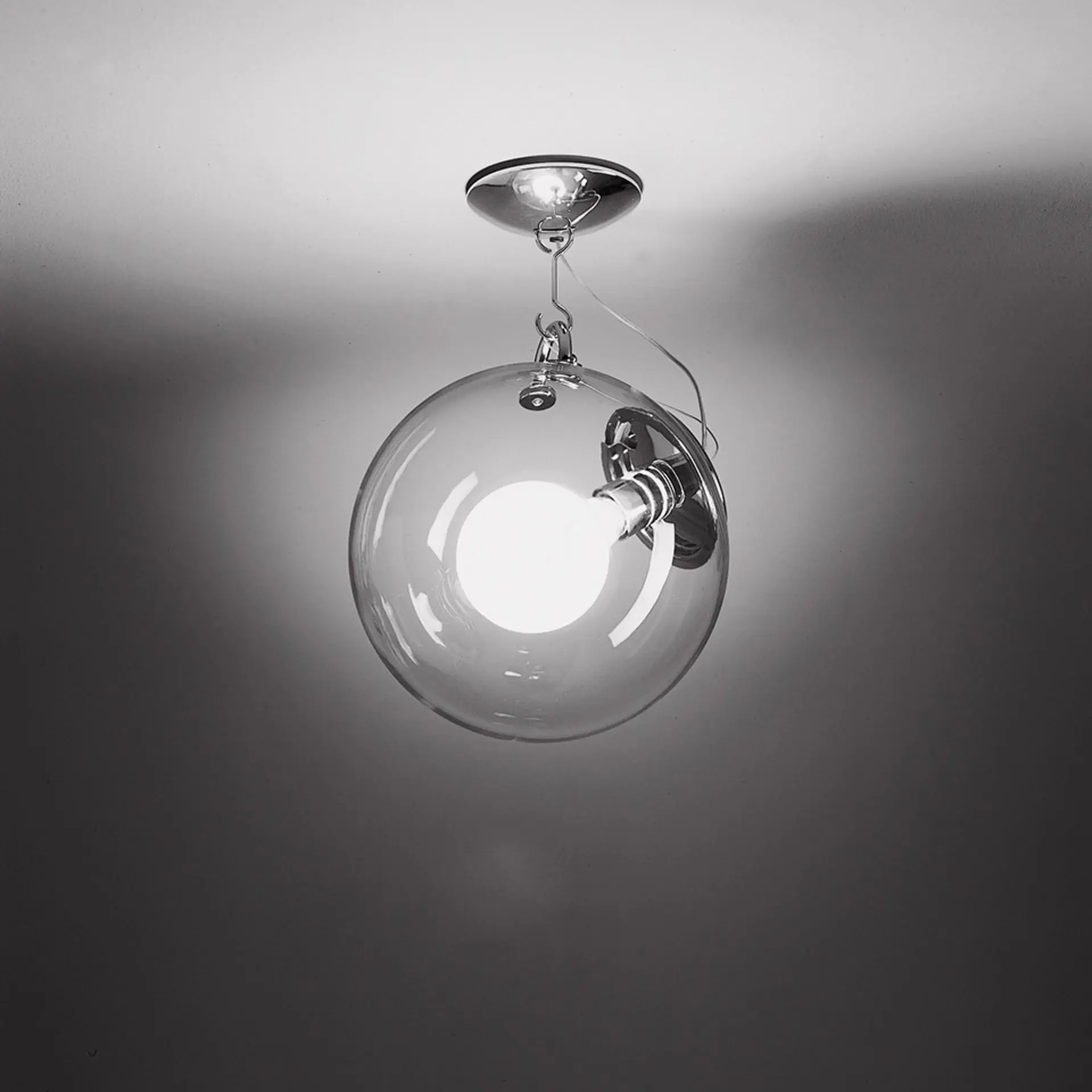 Artemide stropní svítidlo Miconos E27 15 W chrom