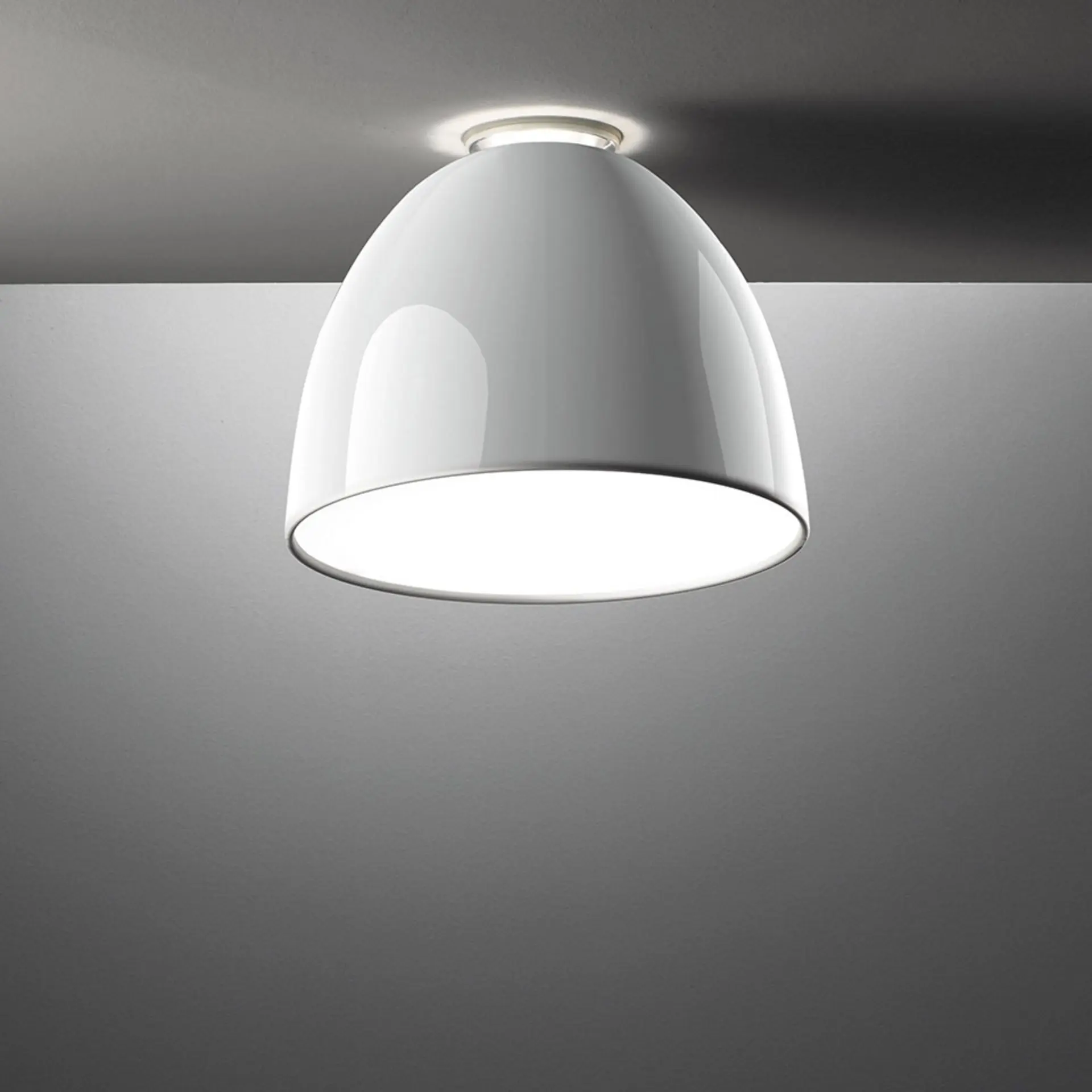 Artemide stropní svítidlo Nur Mini Gloss E27 21W bílá