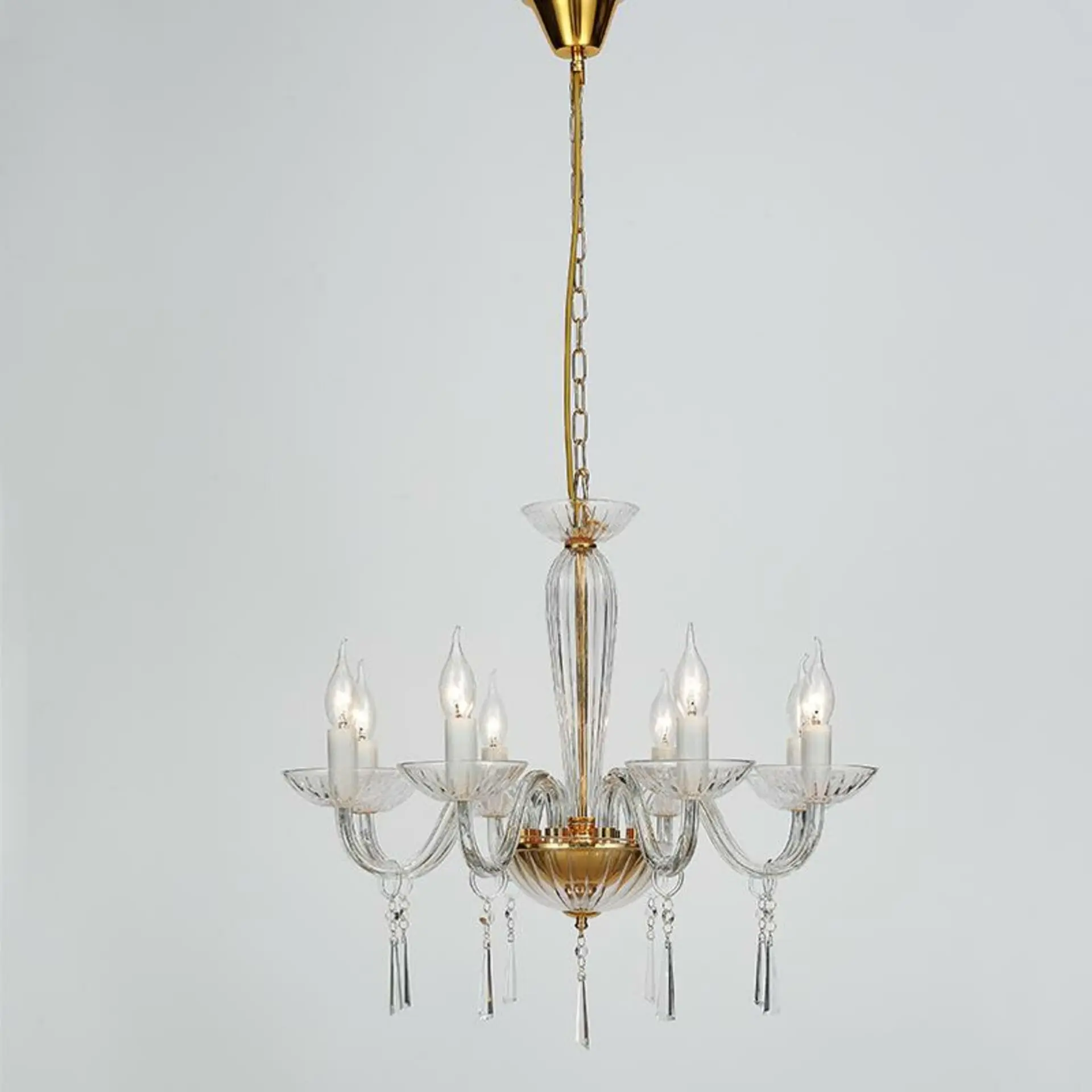 ACA Lighting Crystal závěsné svítidlo BLK80288PCG