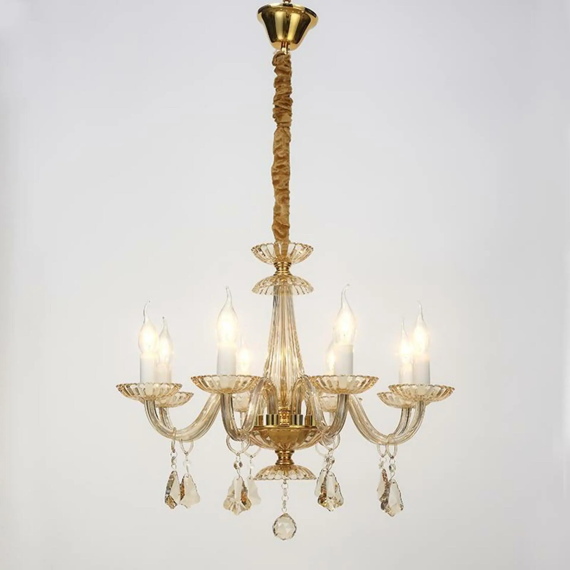 ACA Lighting Crystal závěsné svítidlo BLK80388PCMG