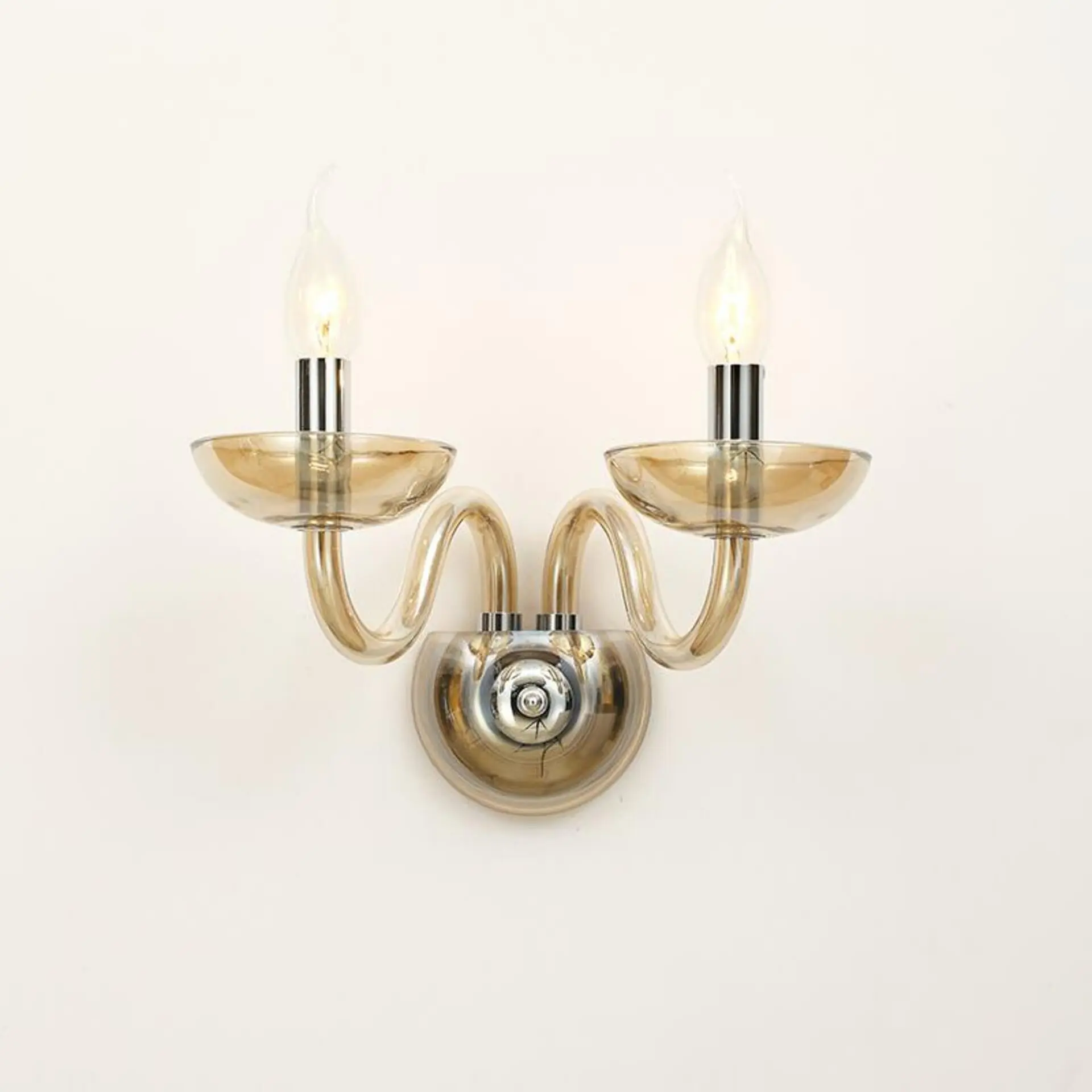 ACA Lighting Crystal nástěnné svítidlo BLK82182WCNC