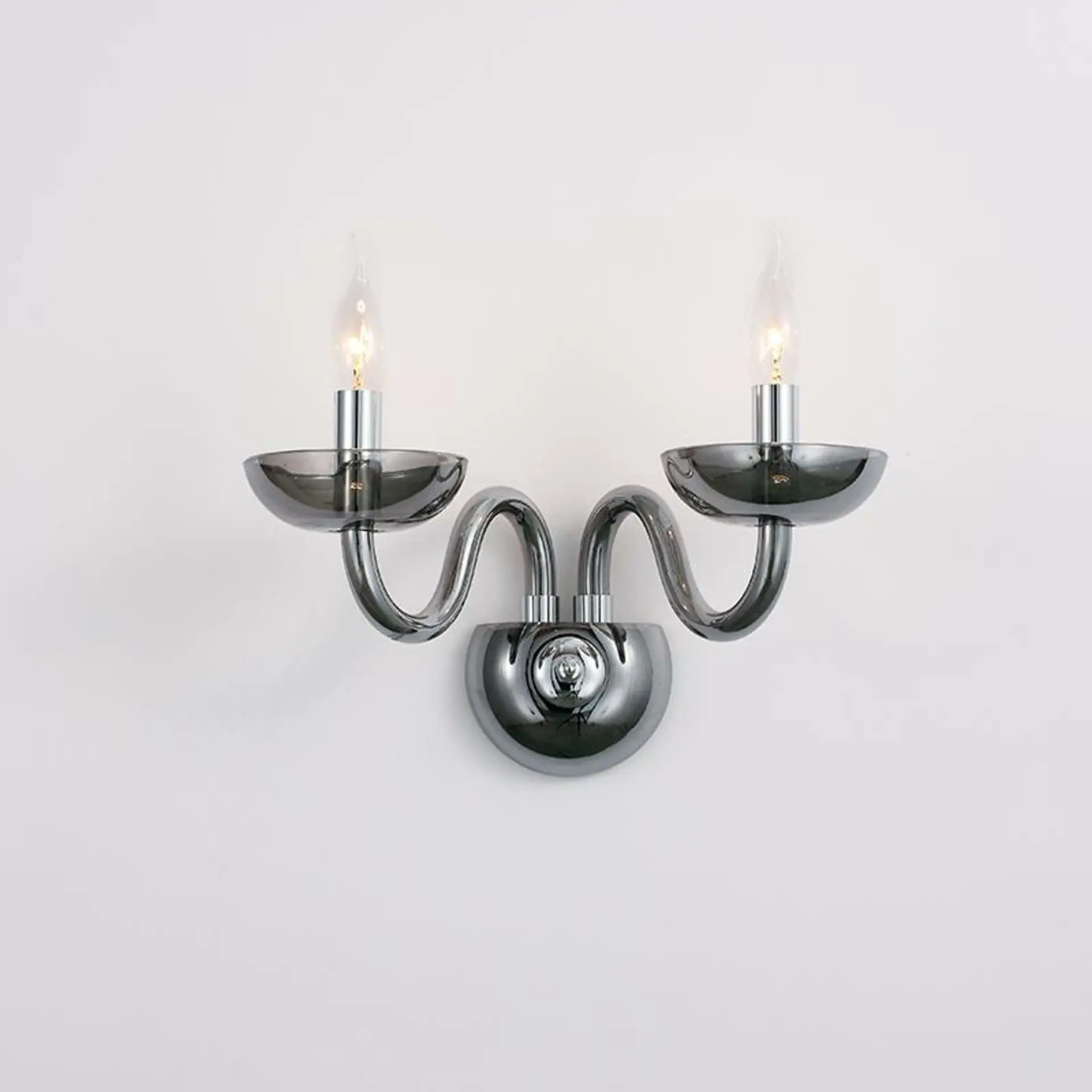 ACA Lighting Crystal nástěnné svítidlo BLK82182WSGC