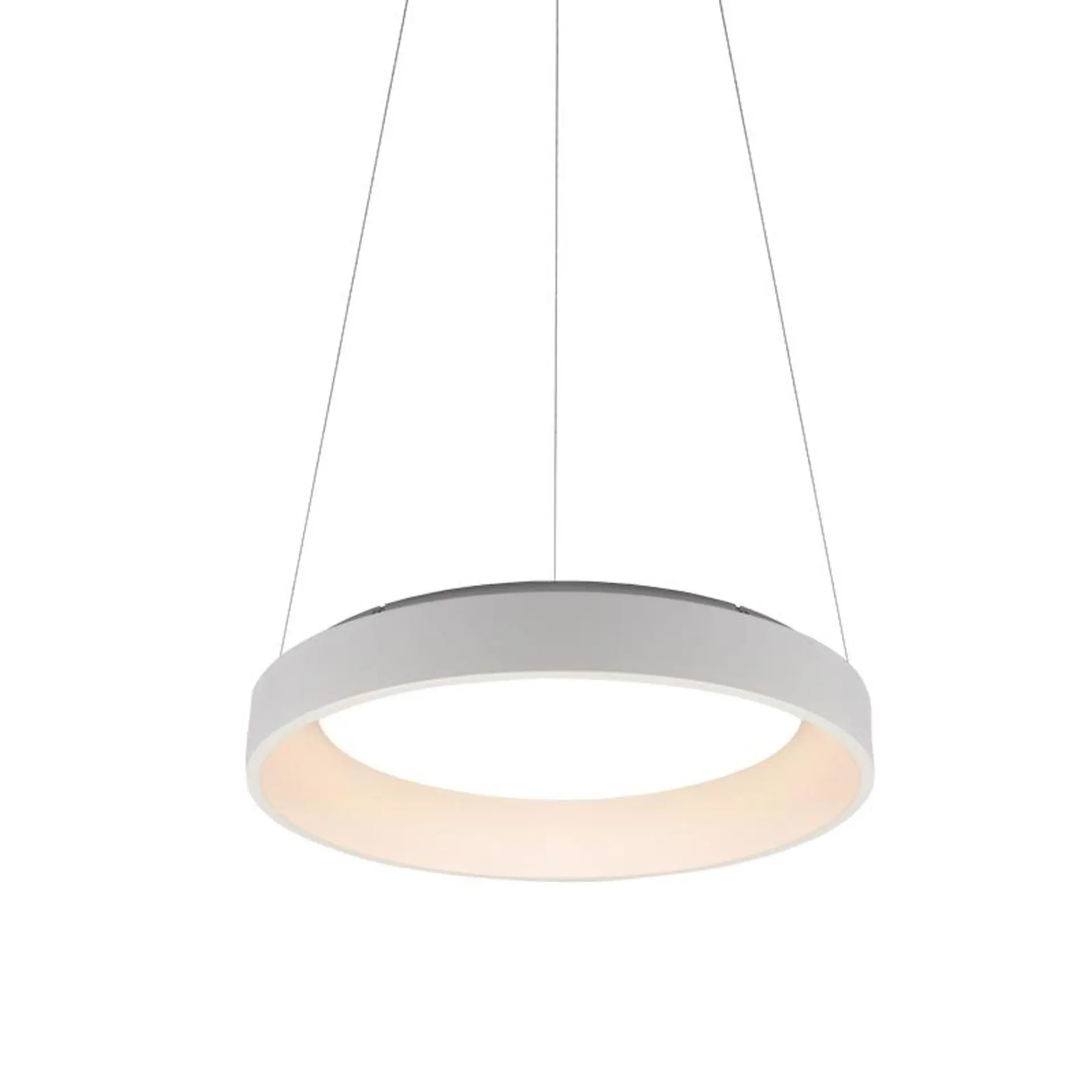 ACA Lighting závěsné svítidlo LED 73W CCT 5450lm APOLLO bílý kov BR81LEDP78WHCCT