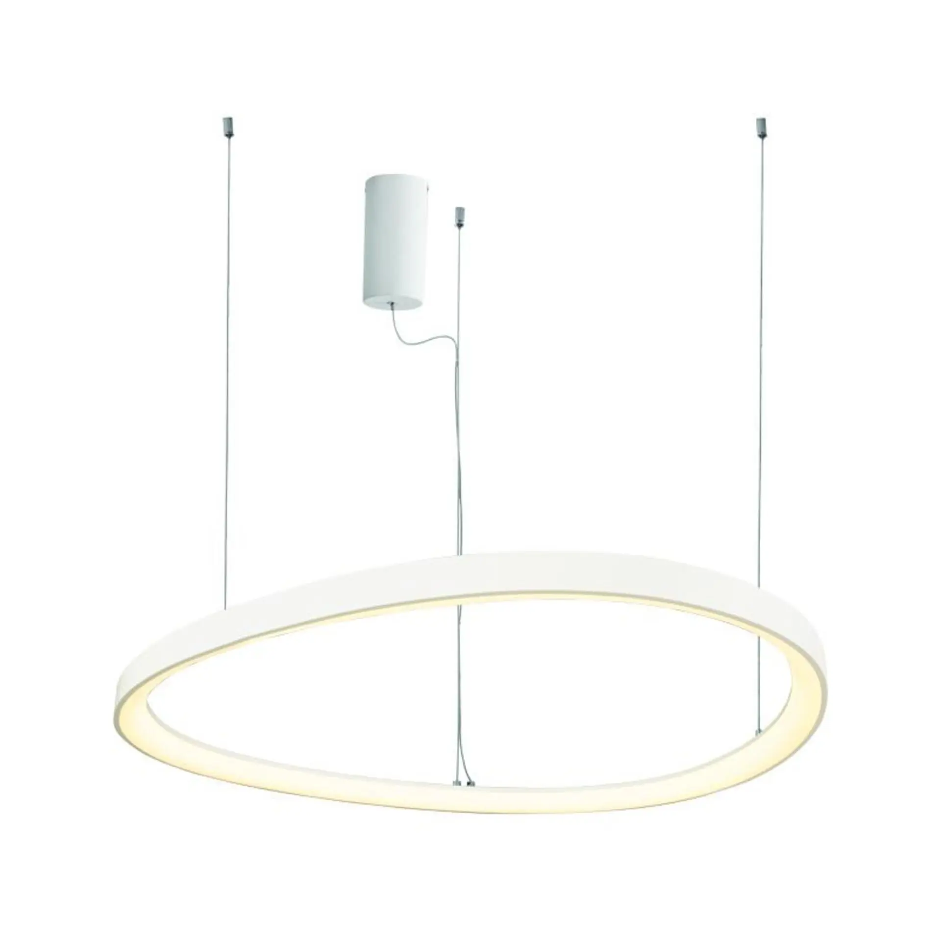 ACA Lighting závěsné svítidlo LED 33W CCT 3000lm HARMONY bílá, hliník IP20 BR97LEDP40WHCCT