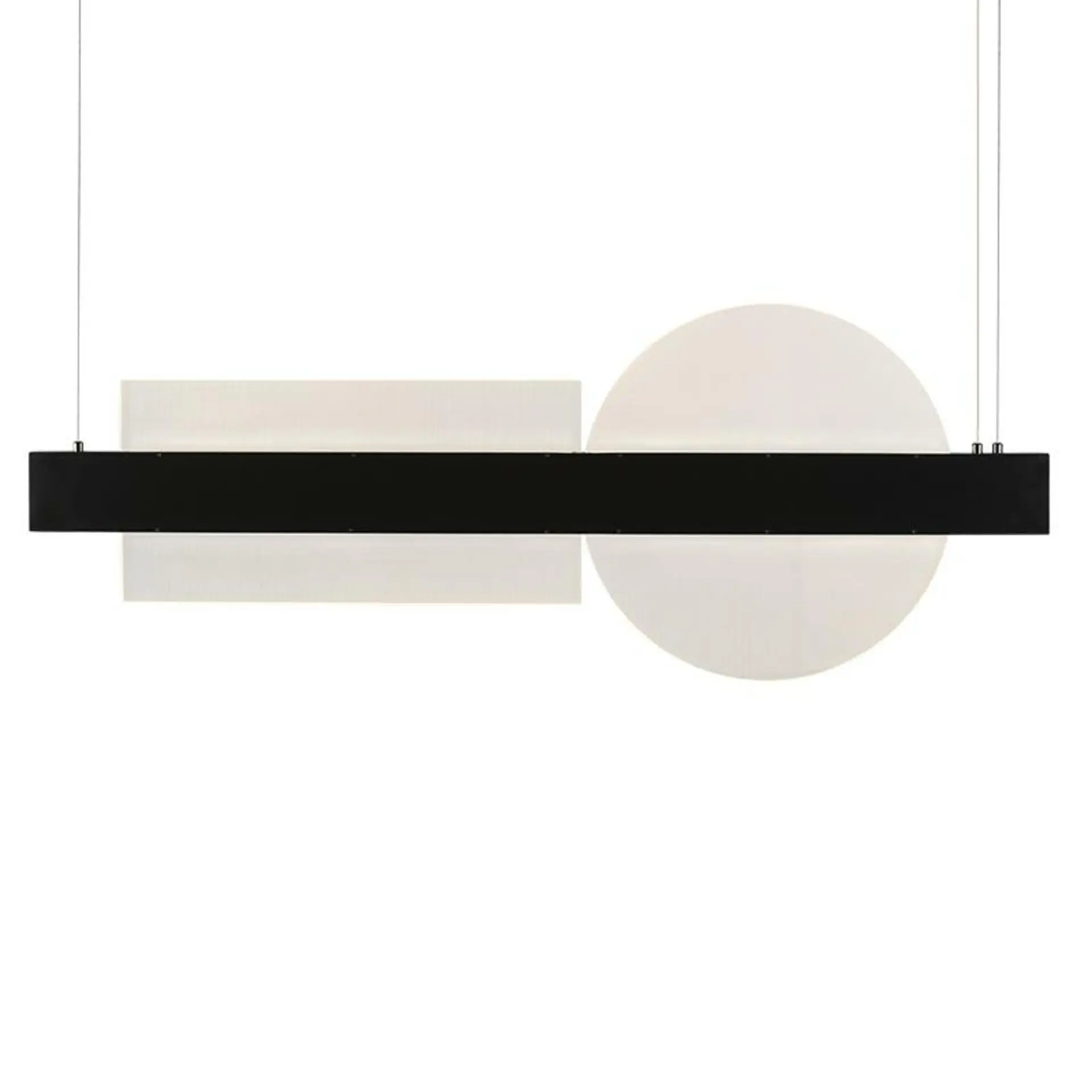 ACA Lighting závěsné svítidlo LED 20W 3000K 2150LM kov černá+akryl 7,5X100XH120CM EARTH DCR39214