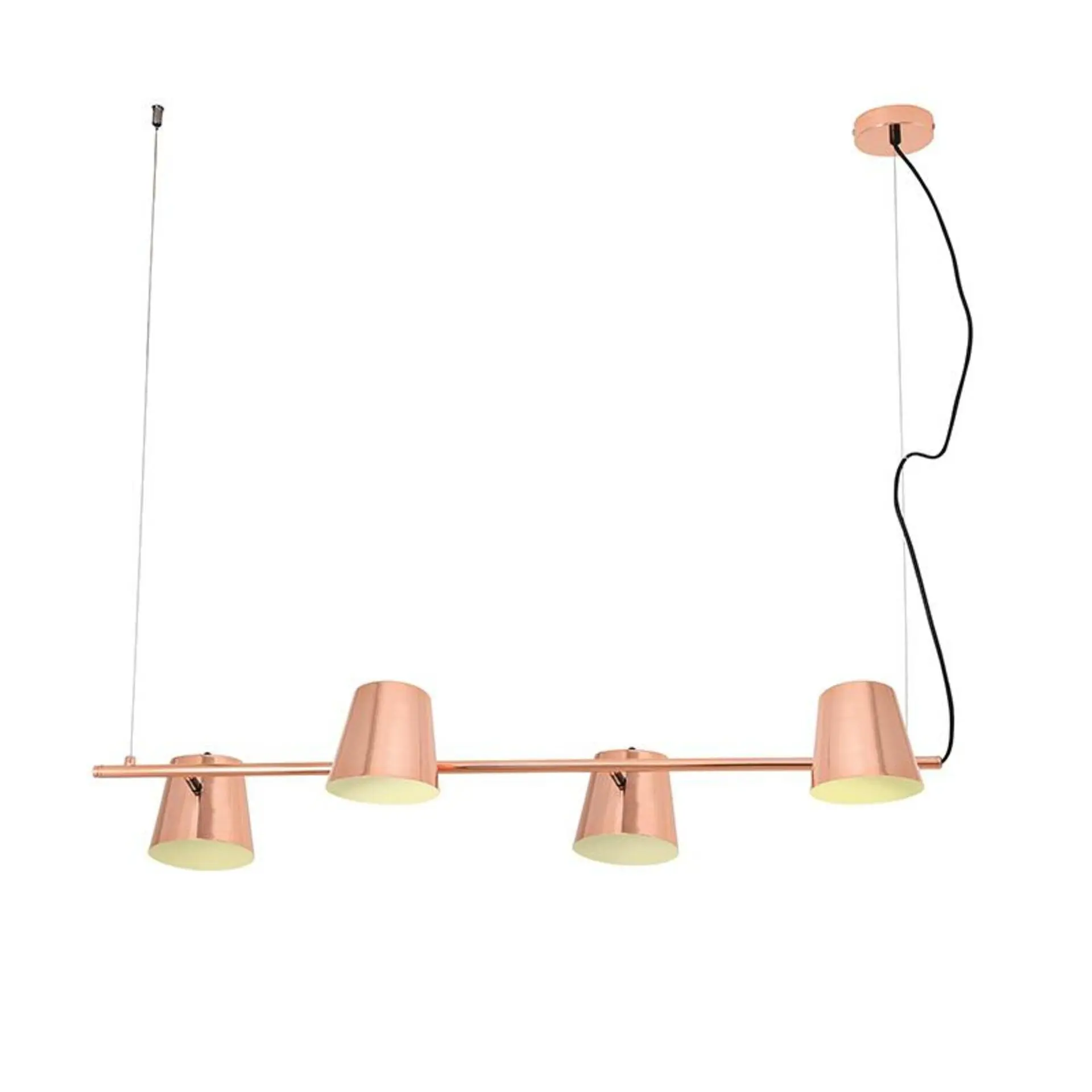 ACA Lighting závěsné svítidlo 4XE14 bronz kov 27X102XH120CM AYRAN EF27P4102CP